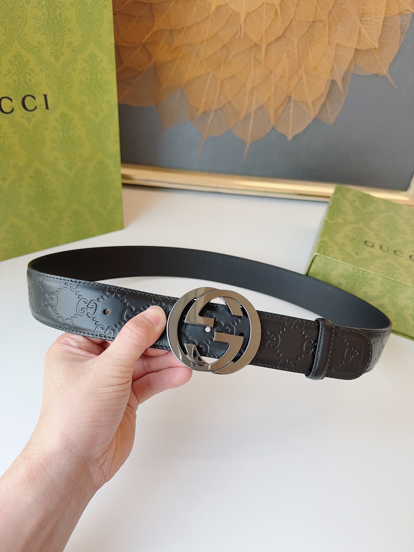 Gucci Leather Belts 1:1 Mirror Version