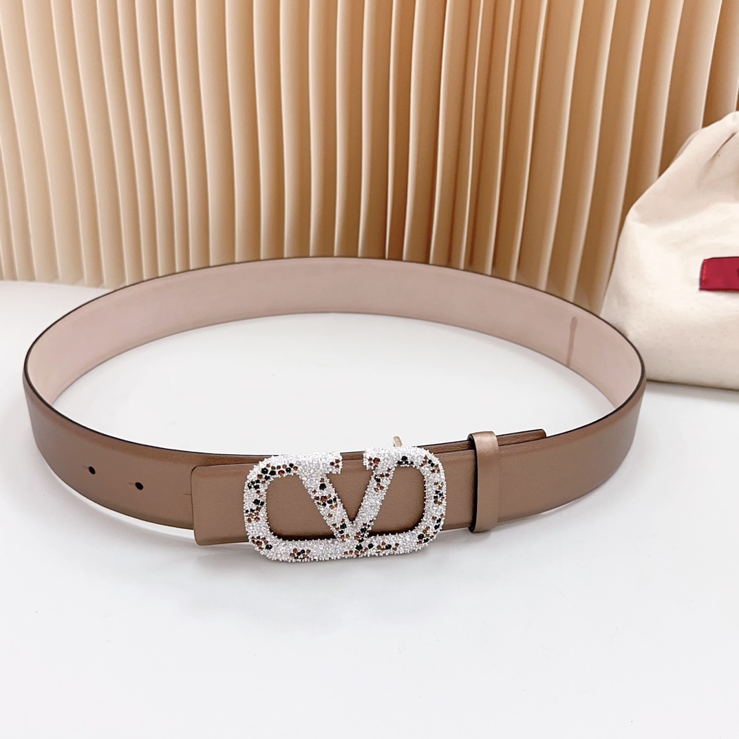 Valentino Leather Belts 1:1 Mirror Version