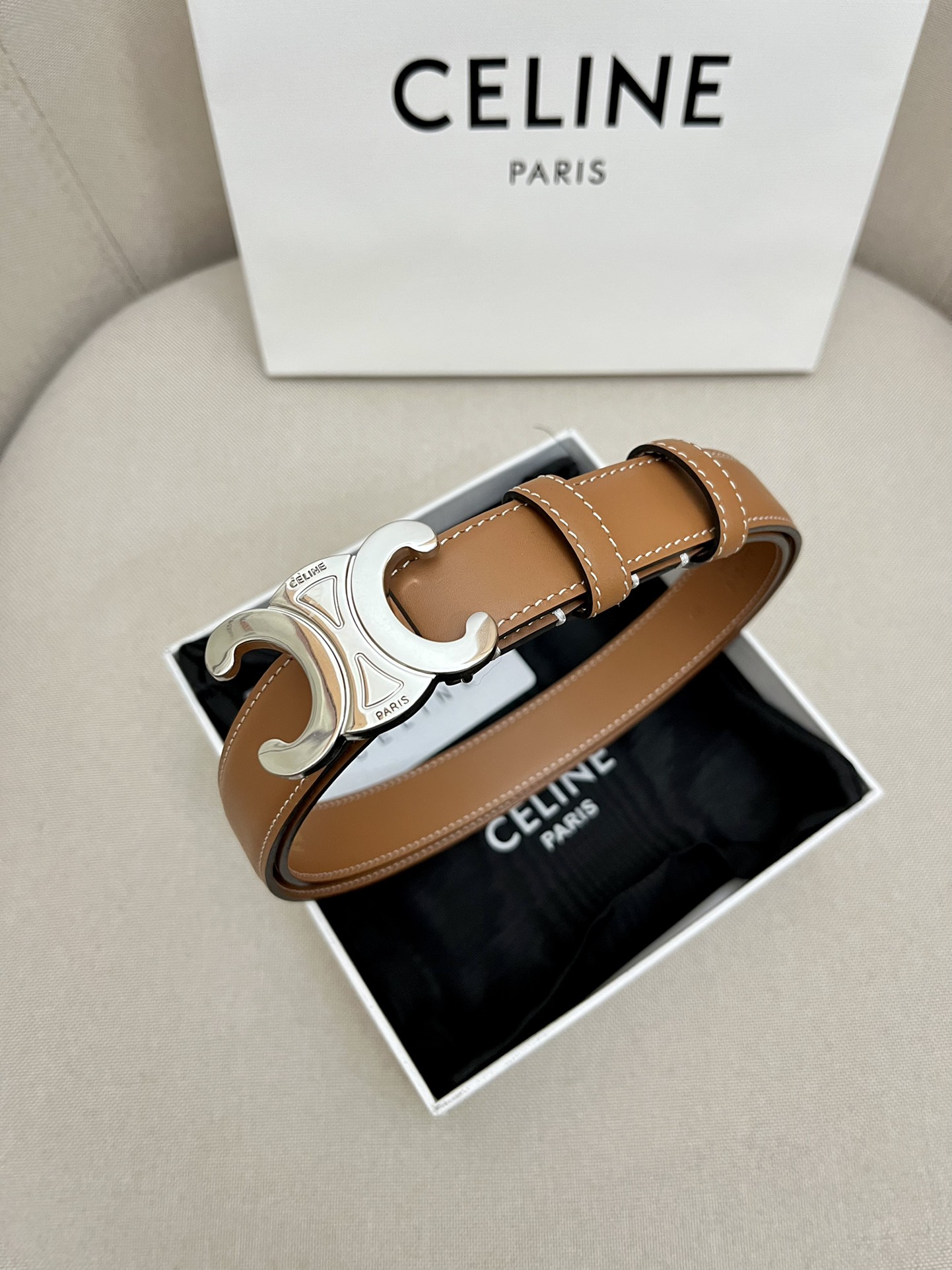 Celine Leather Belts 1:1 Mirror Version