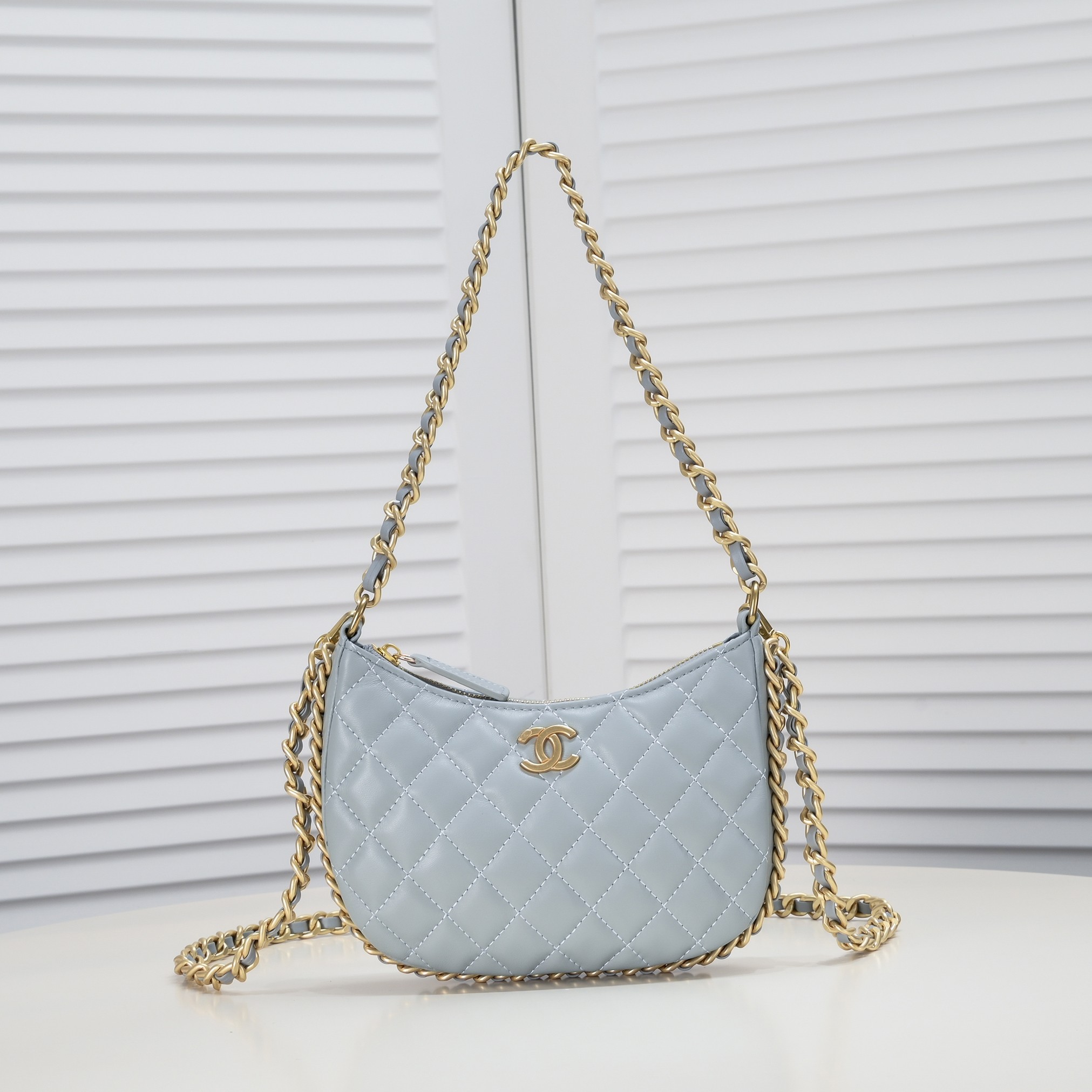 Chanel 23B Hobo Shoulder Bag Handbag