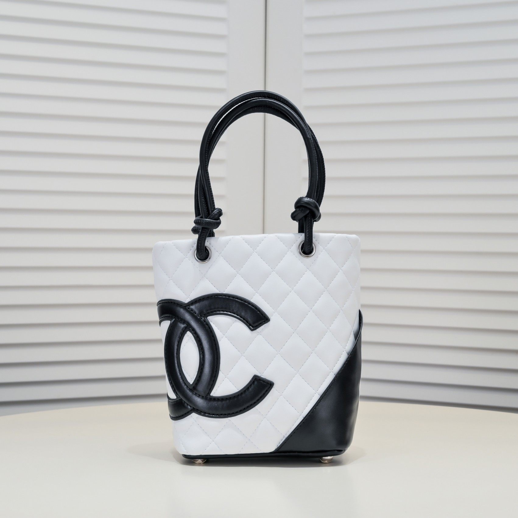 Chanel Ligne Cambon Mini Vintagep Shoulder Bag Handbag