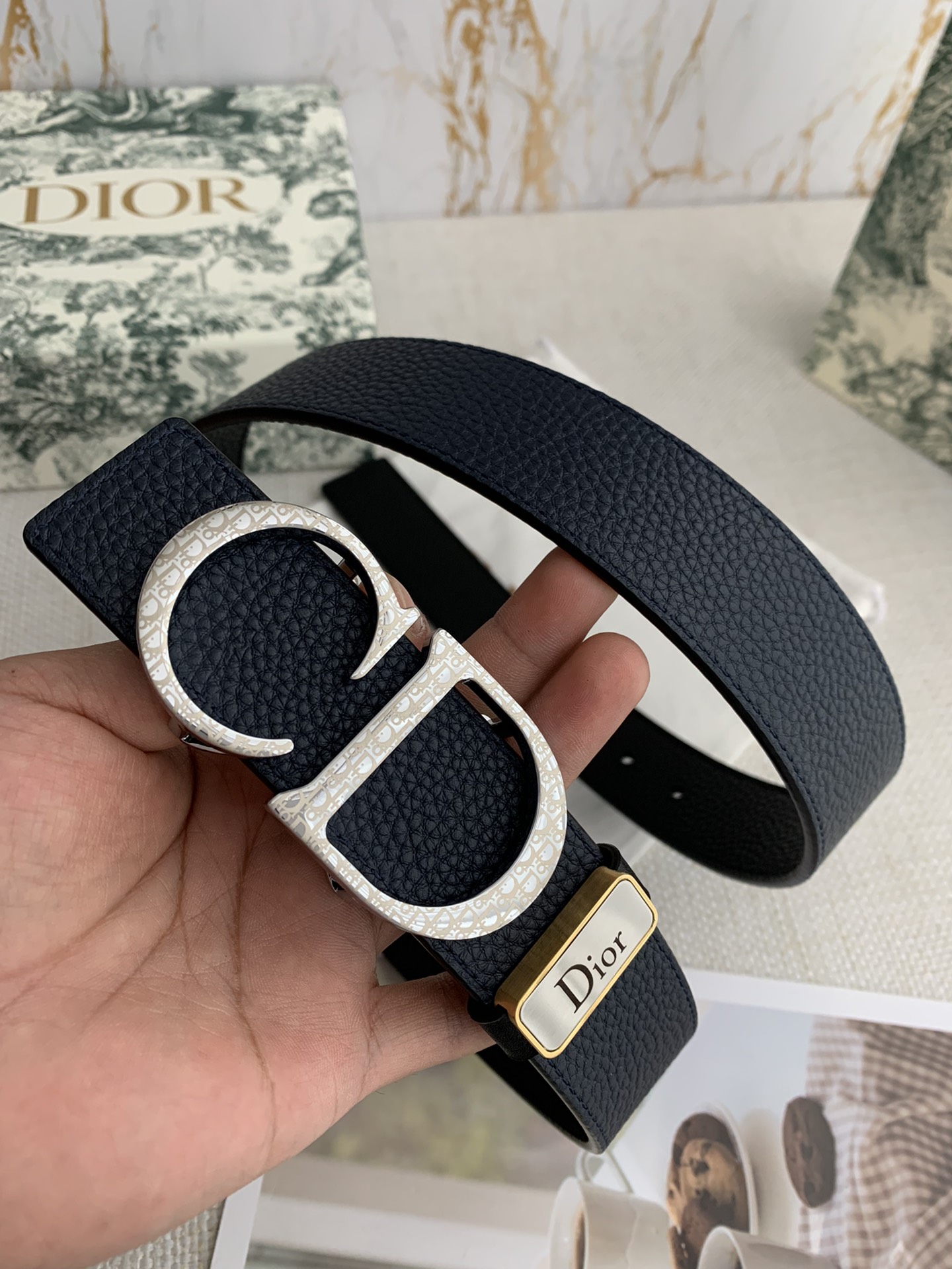 Dior Leather Belts 1:1 Mirror Version