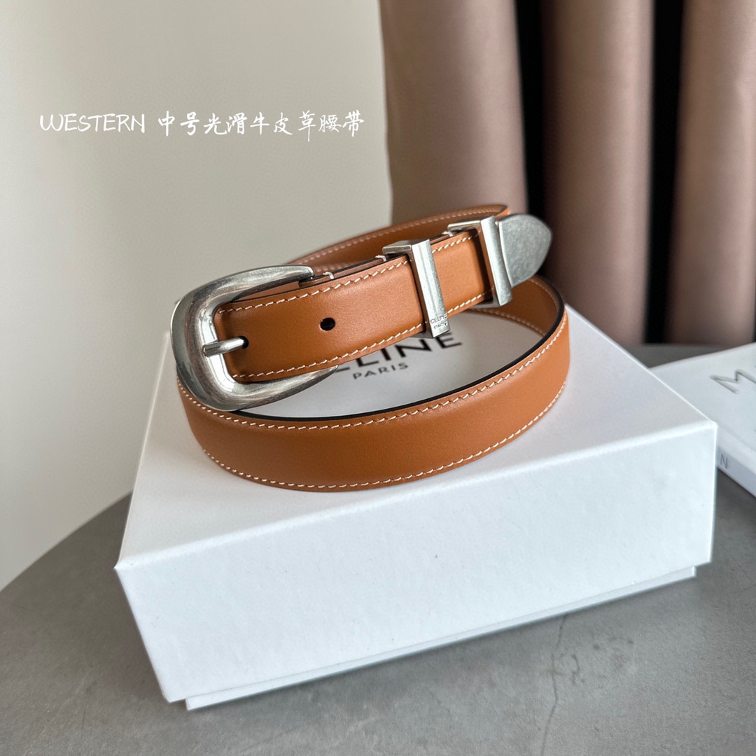 Celine Leather Belts 1:1 Mirror Version