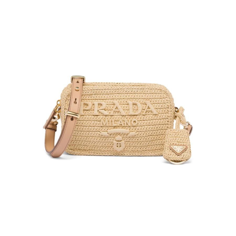 Prada Crochet Camera Bag Shoulder Bag (Replica)
