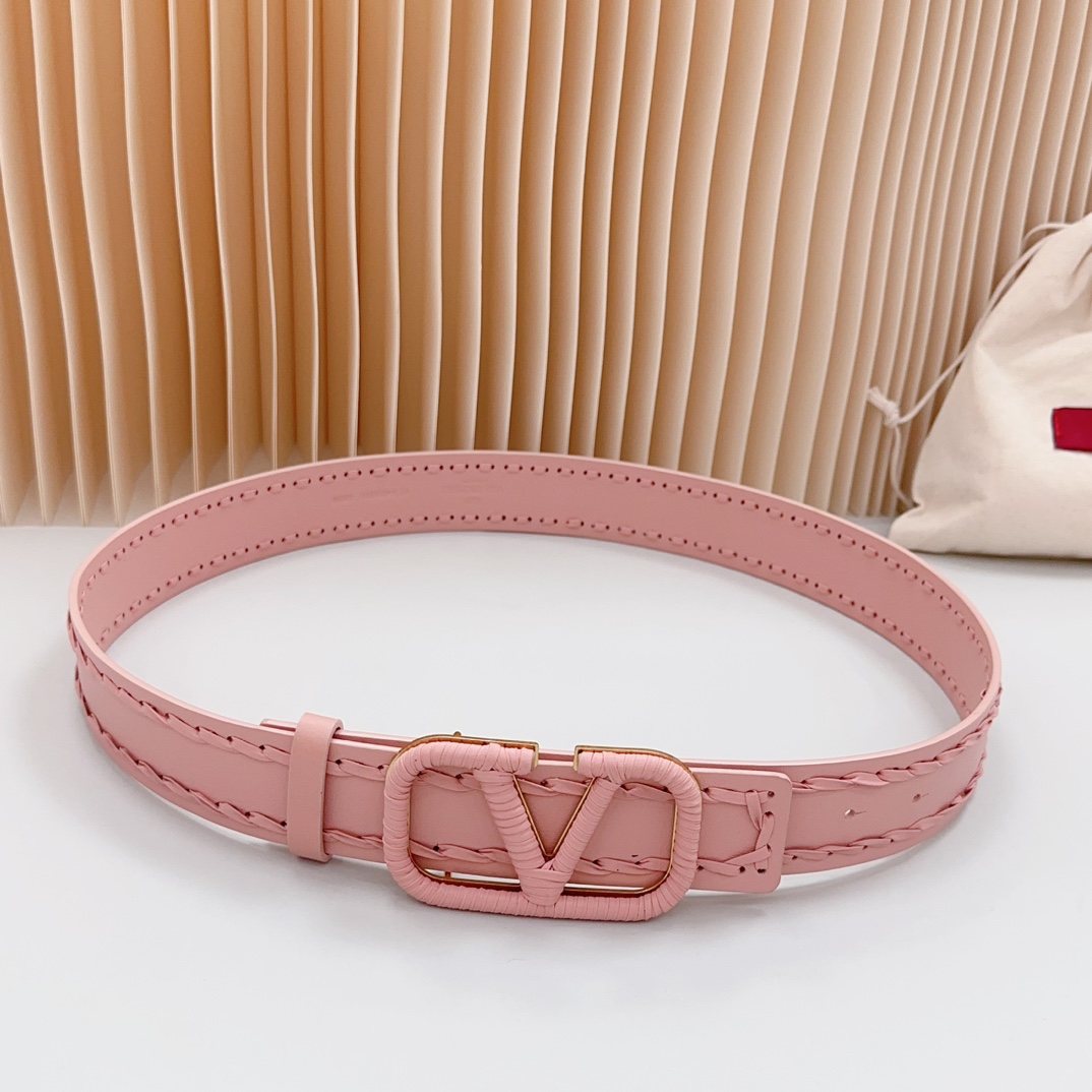 Valentino Leather Belts 1:1 Mirror Version