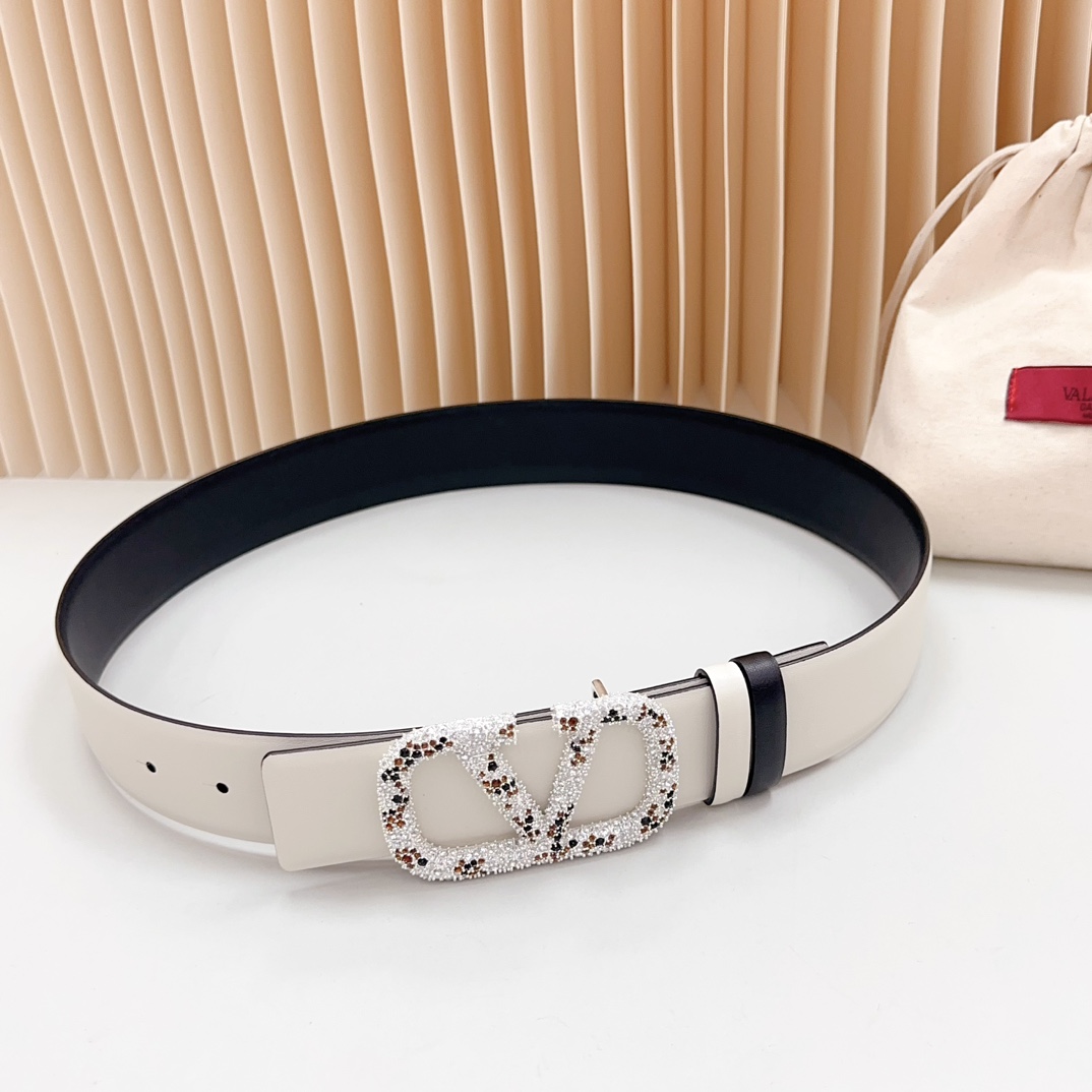 Valentino Leather Belts 1:1 Mirror Version