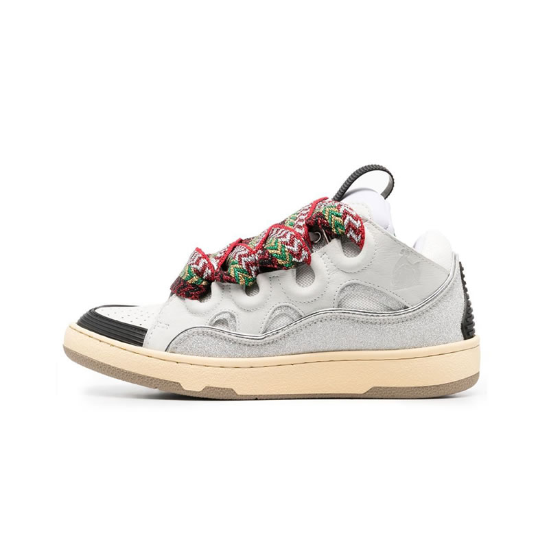 Lanvin LEATHER CURB SNEAKERS(Replica)