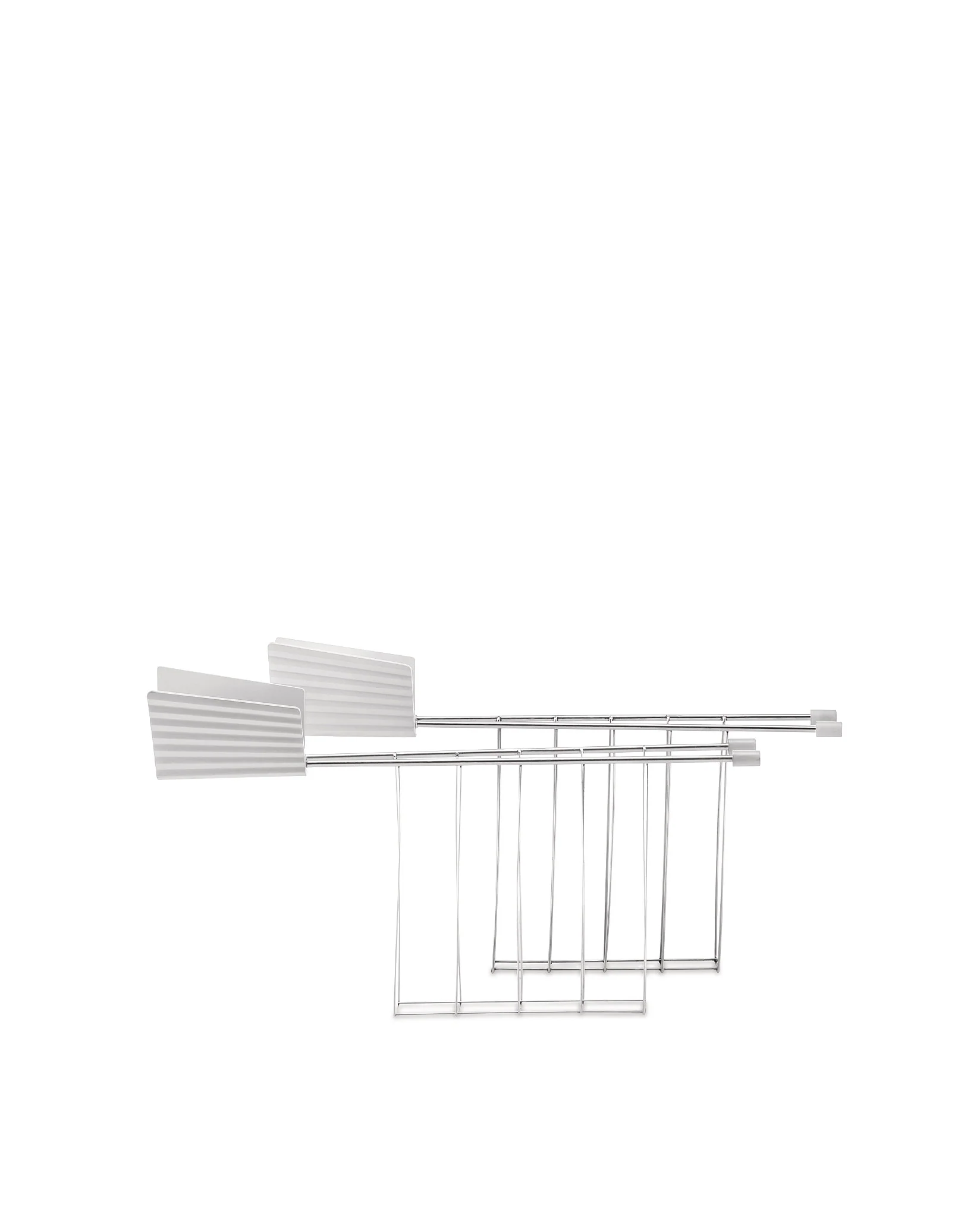 Plissé Set of two toaster racks Design Michele De Lucchi