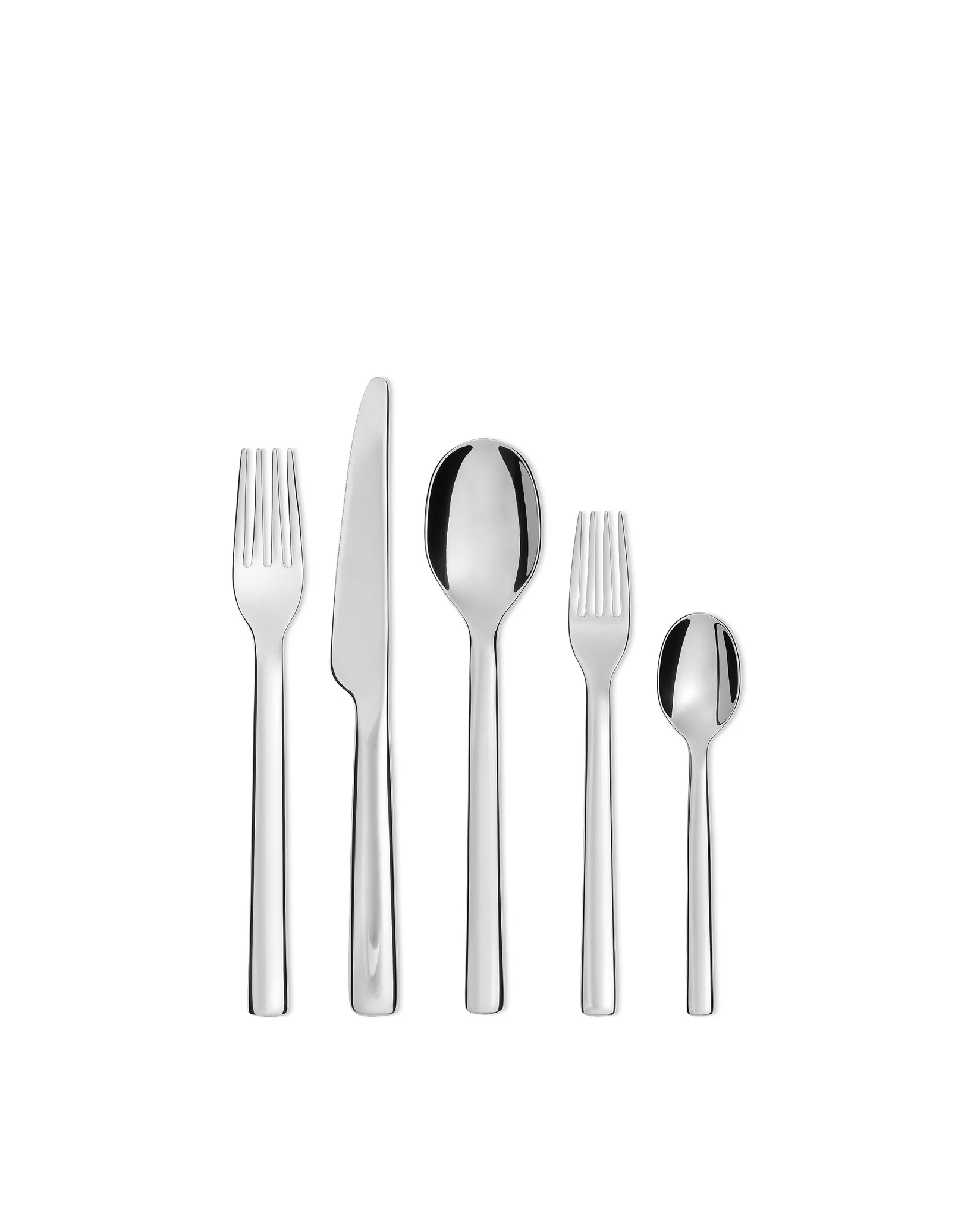 Ovale Cutlery set 5 pieces Design Ronan & Erwan Bouroullec