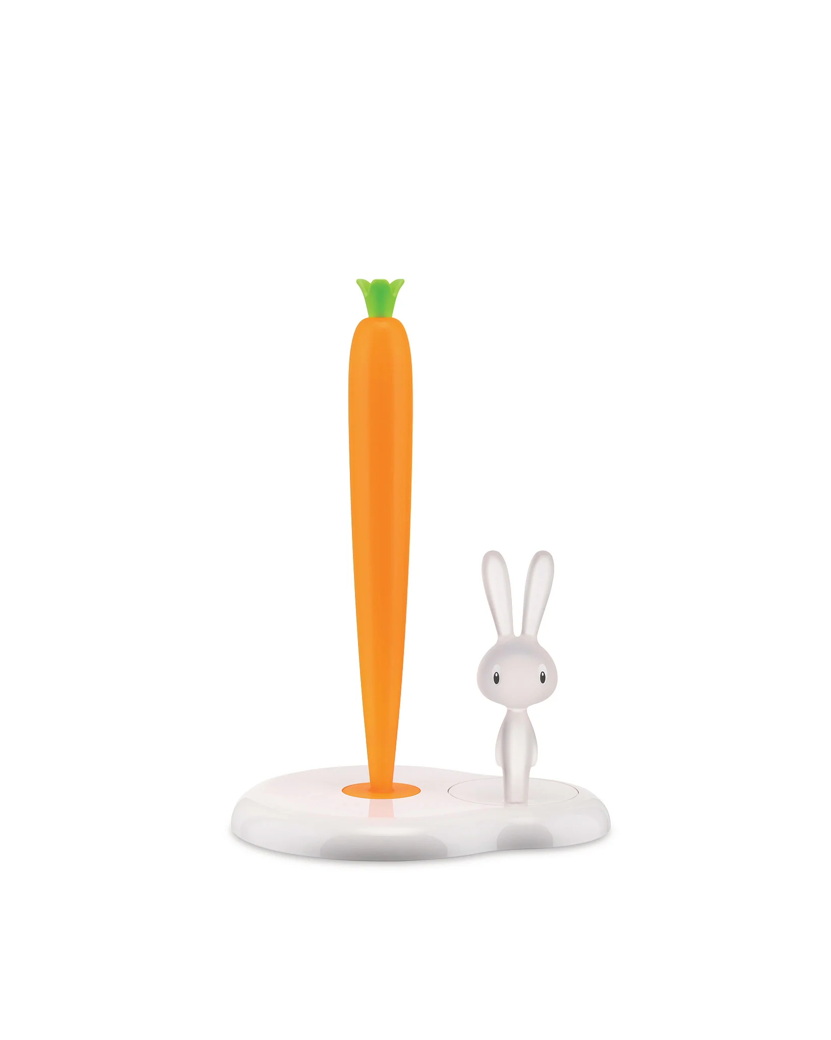Bunny & Carrot Kitchen roll holder Design Stefano Giovannoni