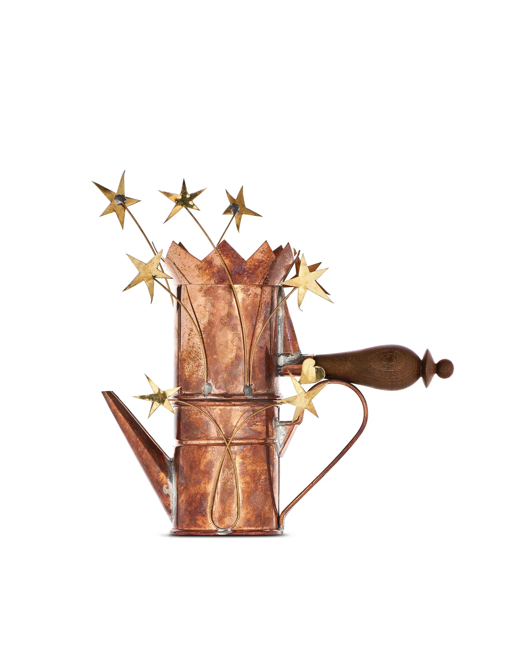 Caffettiera con cuore e stelle Multiple Design Riccardo Dalisi