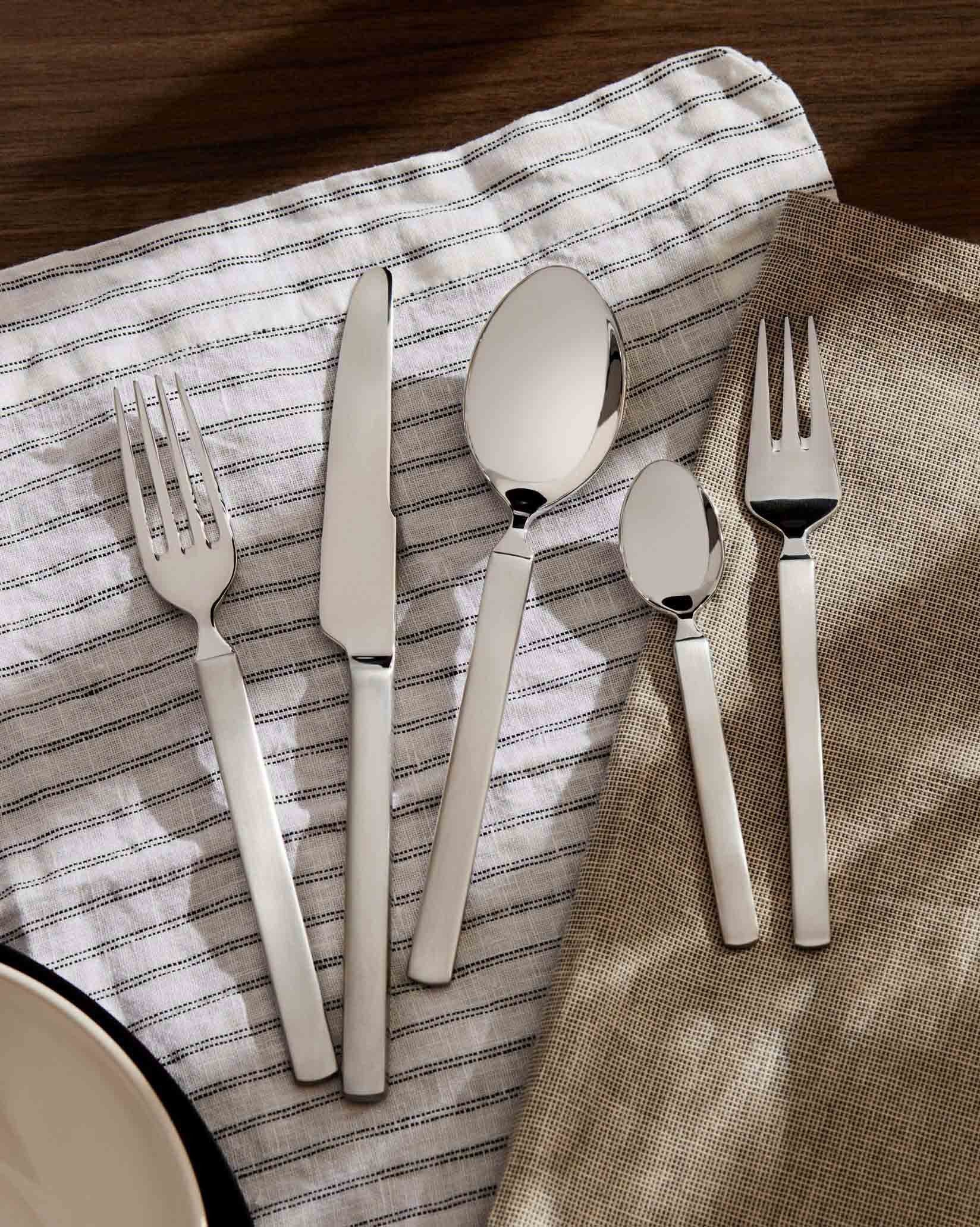 Dry Table fork. 6 pieces Design Achille Castiglioni