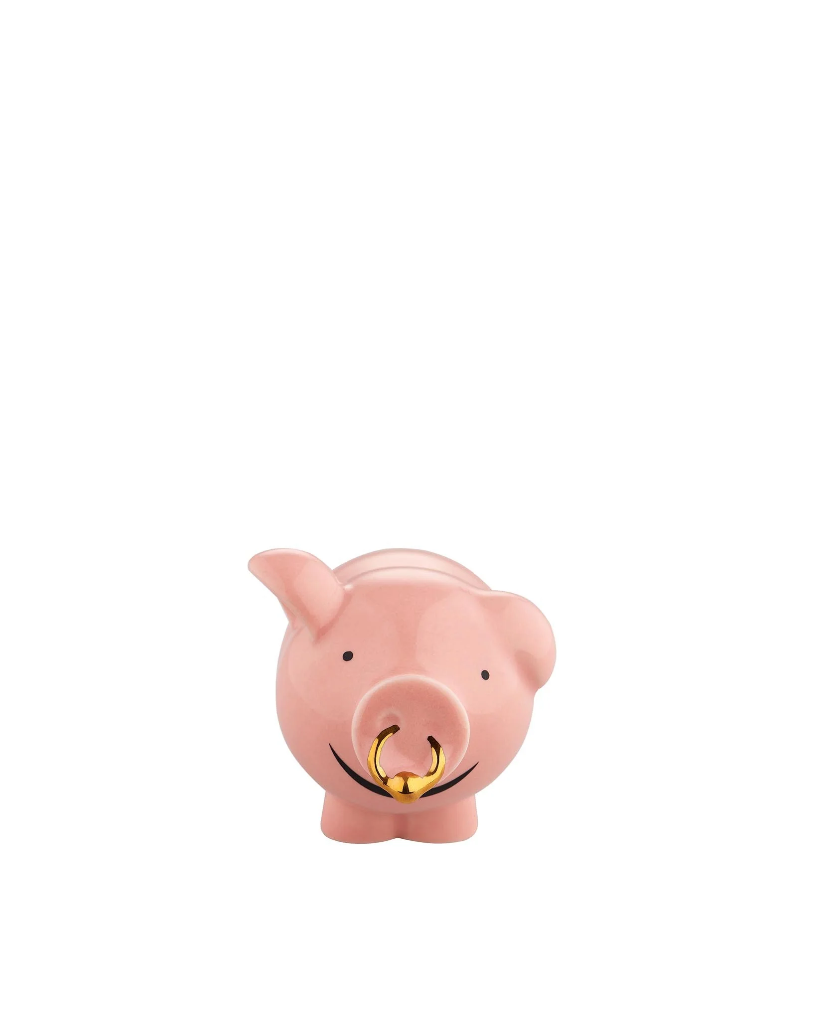 Porcafortuna Figurine in porcelain. Hand-decorated. Design Marcello Jori, Massimo Giacon