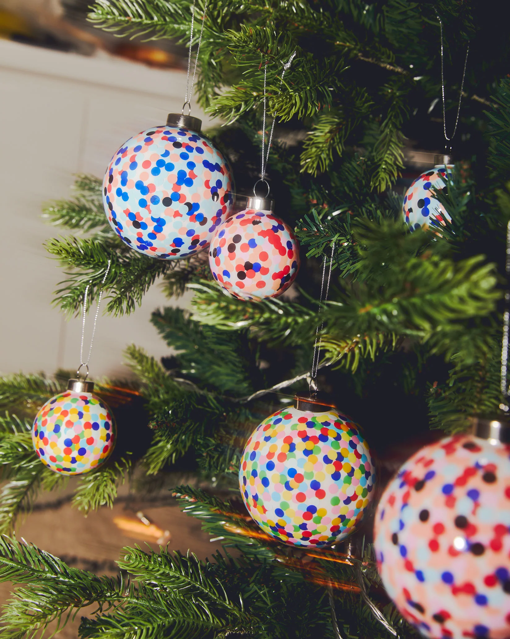 Proust Set of 3 Christmas baubles. Design Alessandro Mendini