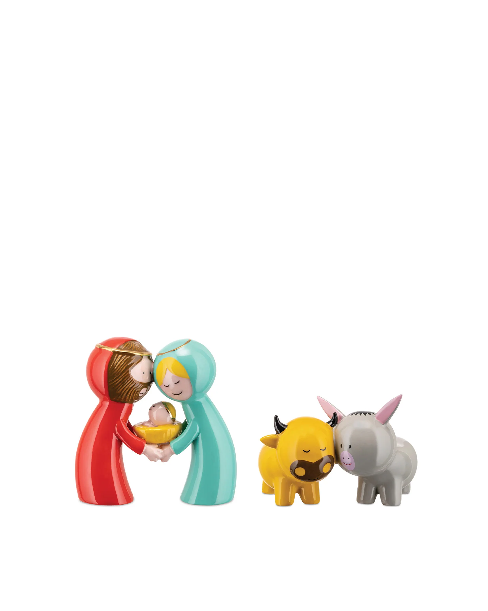 Happy Eternity Baby Set of 2 figurines Design Marcello Jori, Massimo Giacon