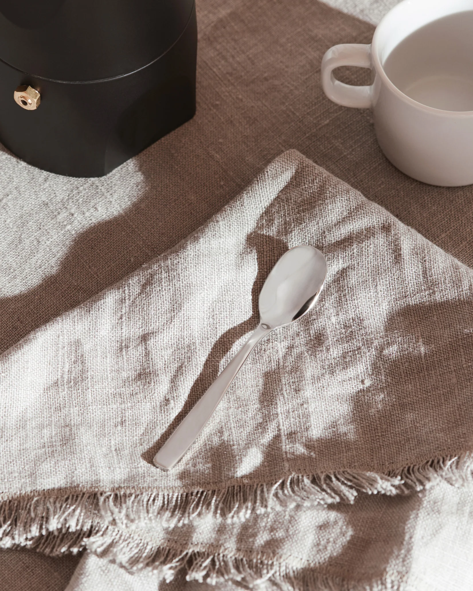 KnifeForkSpoon Mocha coffee spoon. 6 pieces Design Jasper Morrison