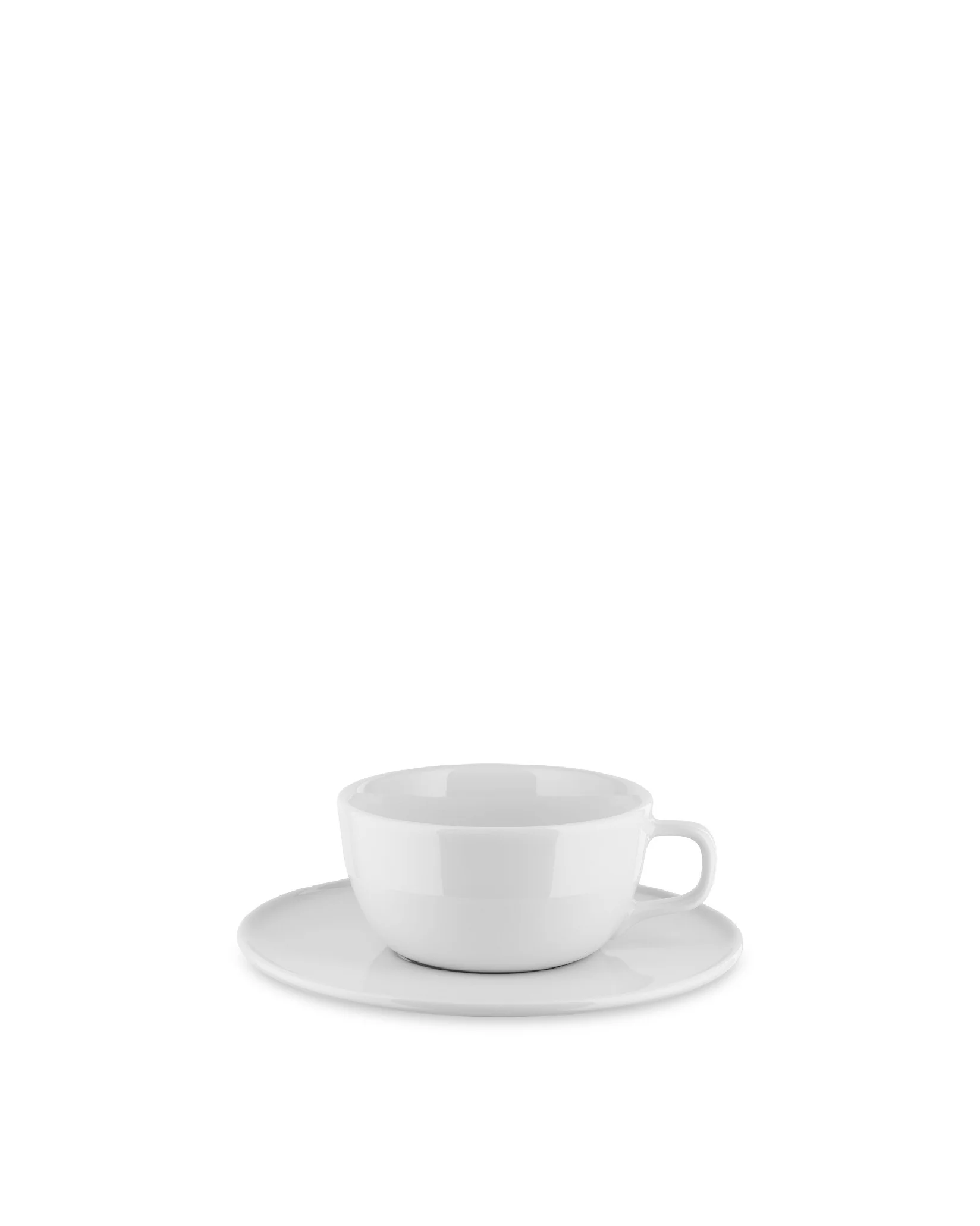 Itsumo Set of one teacup with saucer. 4 pieces Design Naoto Fukasawa