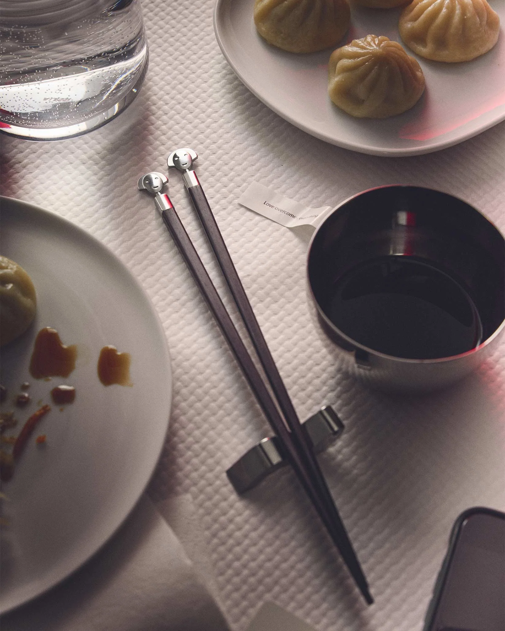 Anna Stick Set composed of two chopsticks Design Alessandro Mendini