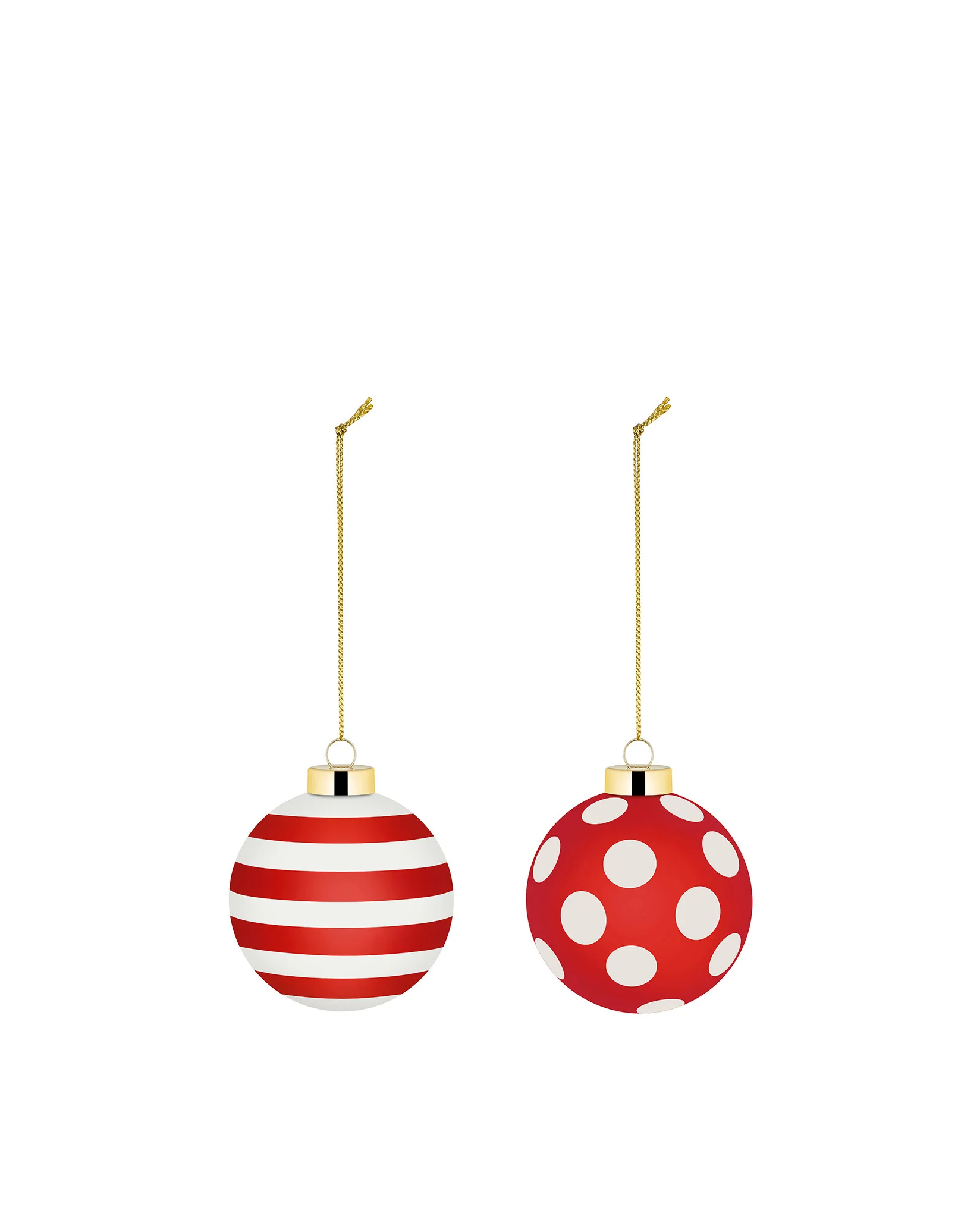 Delight Set of 2 Christmas baubles Design Nika Zupanc