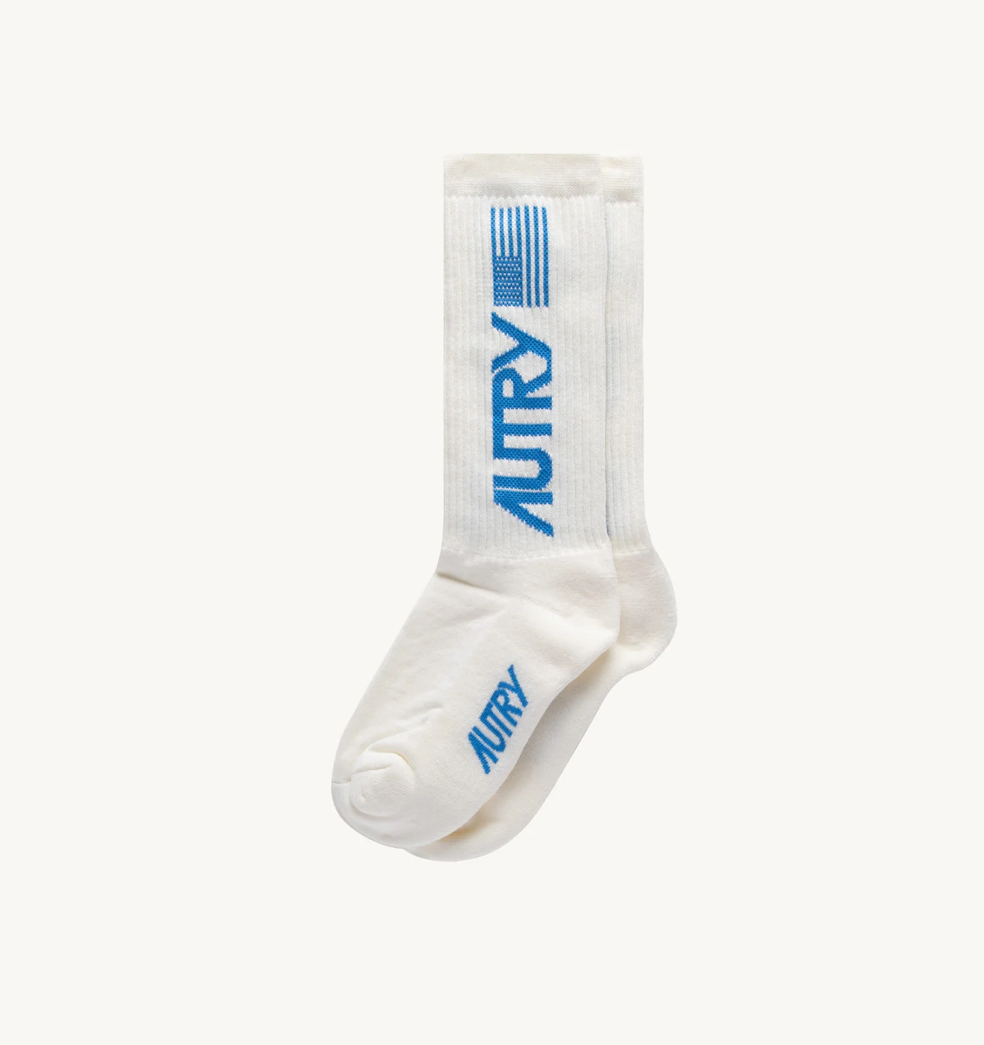 SOCKS IN BLUE COTTON TERRY