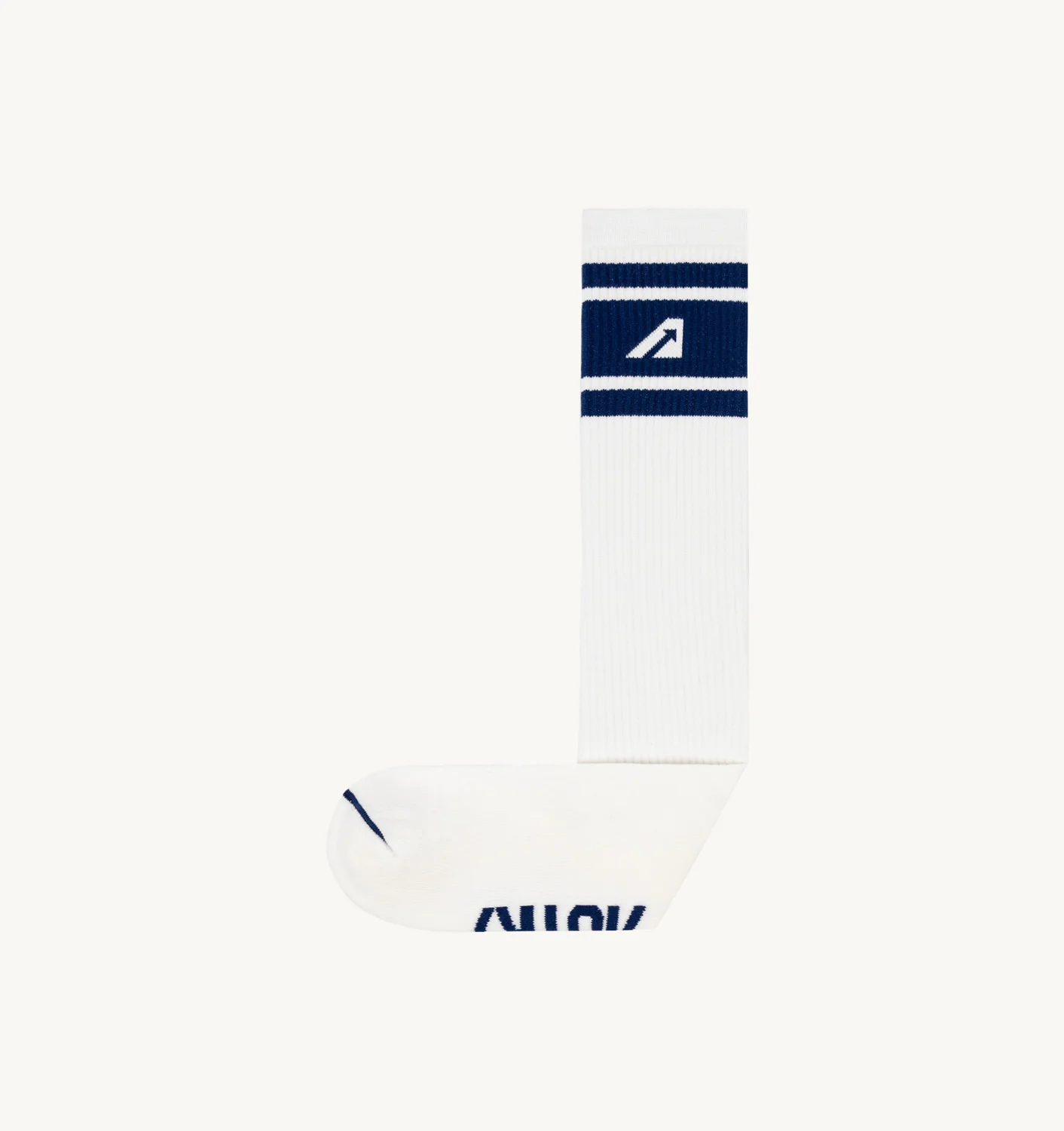 LOGO SOCKS IN COTTON TERRY COLOR WHITE BLUE