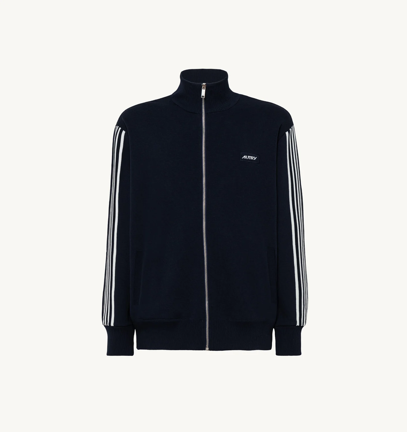 JACKET IN BLUE VISCOSE