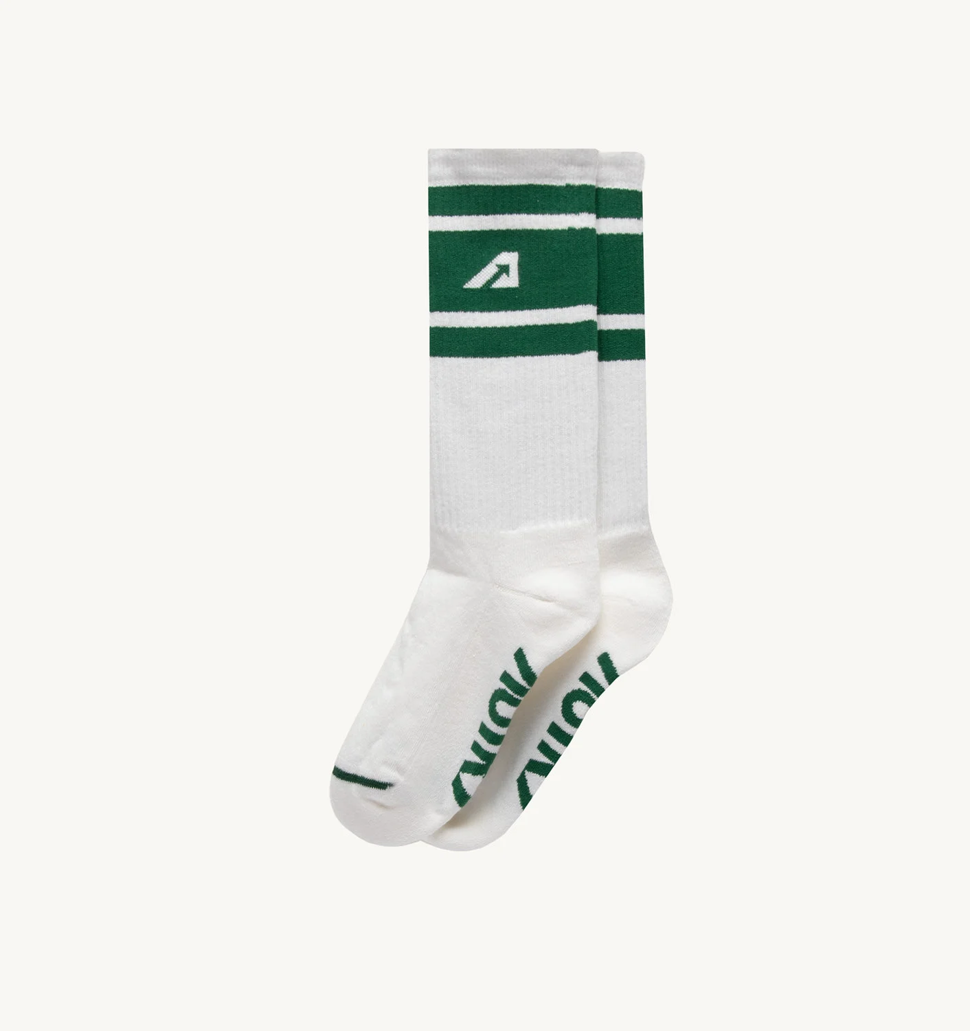 SOCKS IN GREEN COTTON TERRY