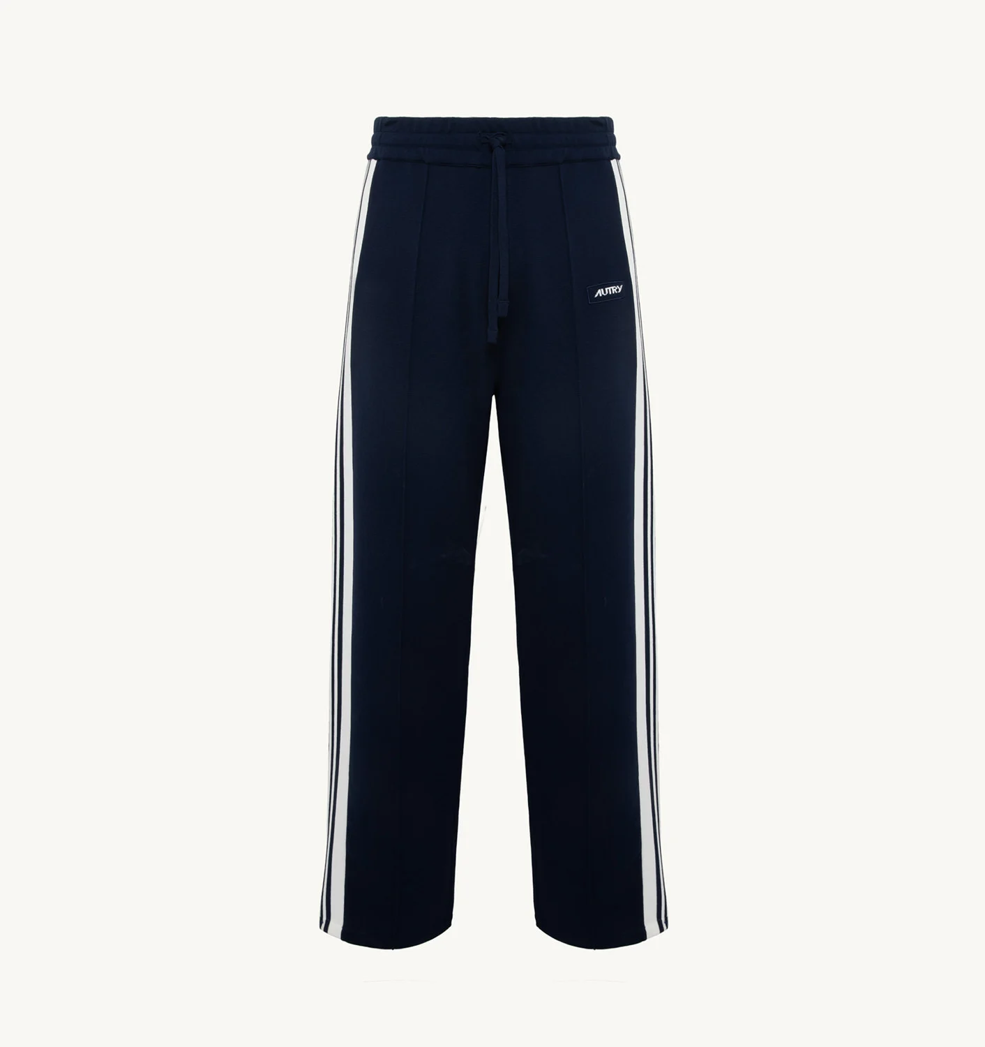 PANTS IN BLUE VISCOSE