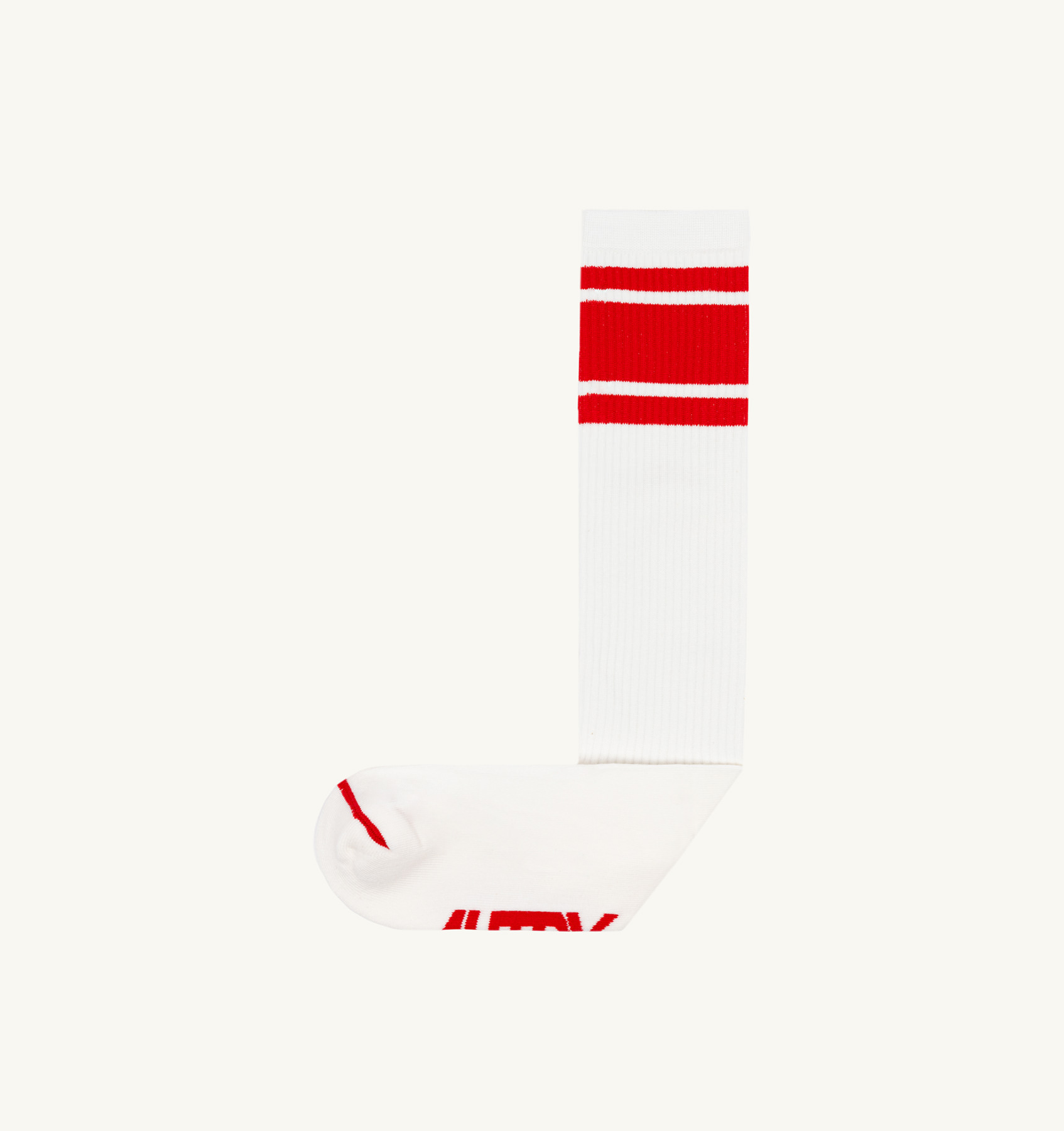 LOGO SOCKS IN COTTON TERRY COLOR WHITE RED