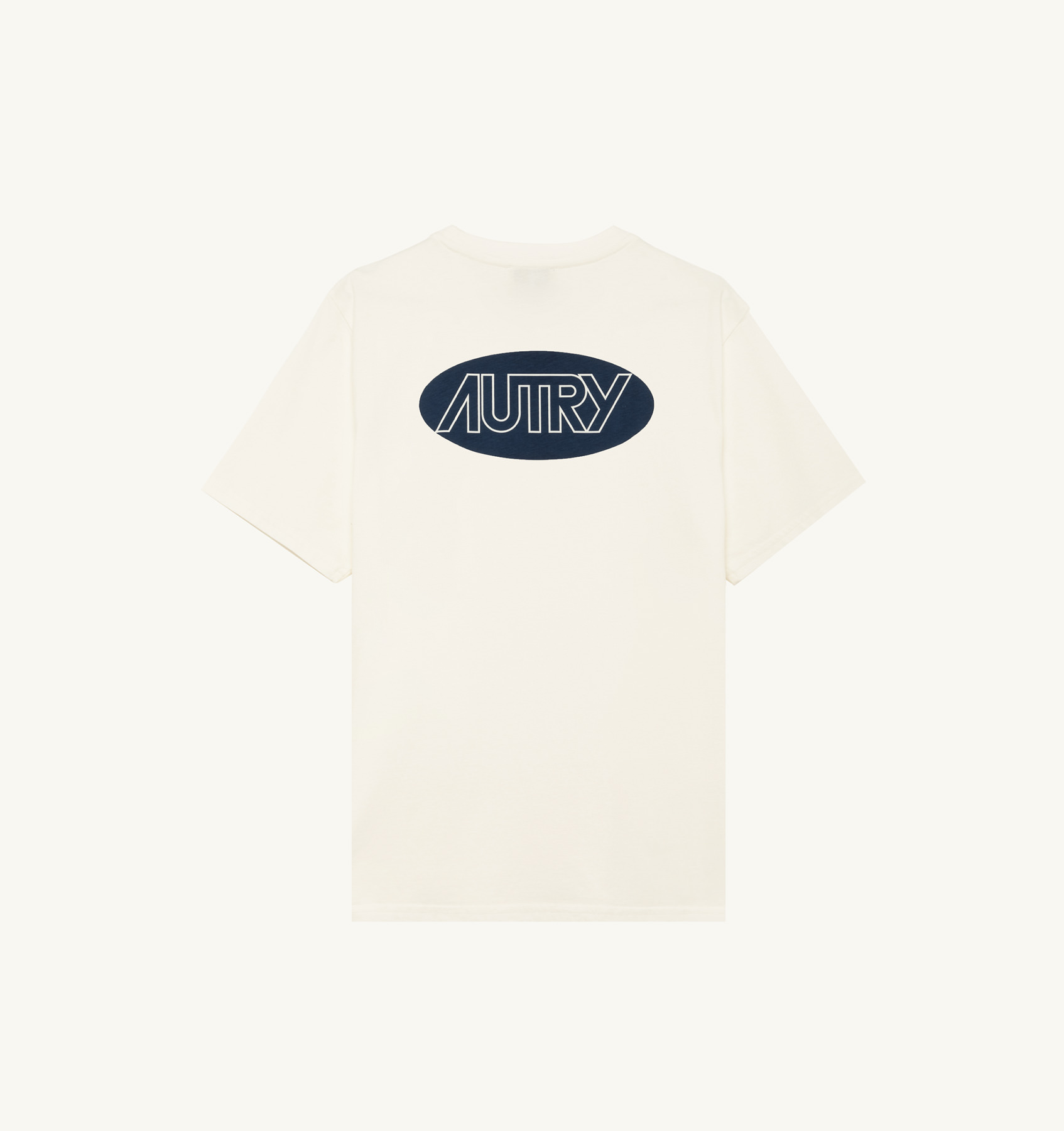 T-SHIRT IN WHITE COTTON WITH PRINTED LOGO