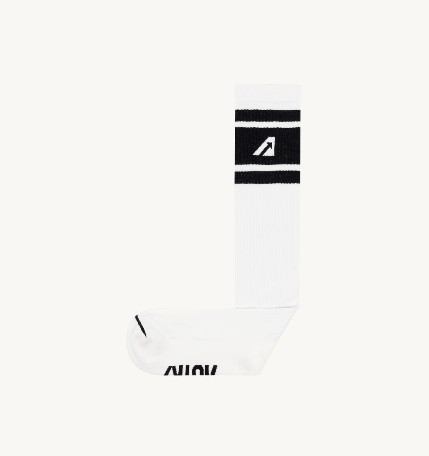 LOGO SOCKS IN COTTON TERRY COLOR WHITE BLACK