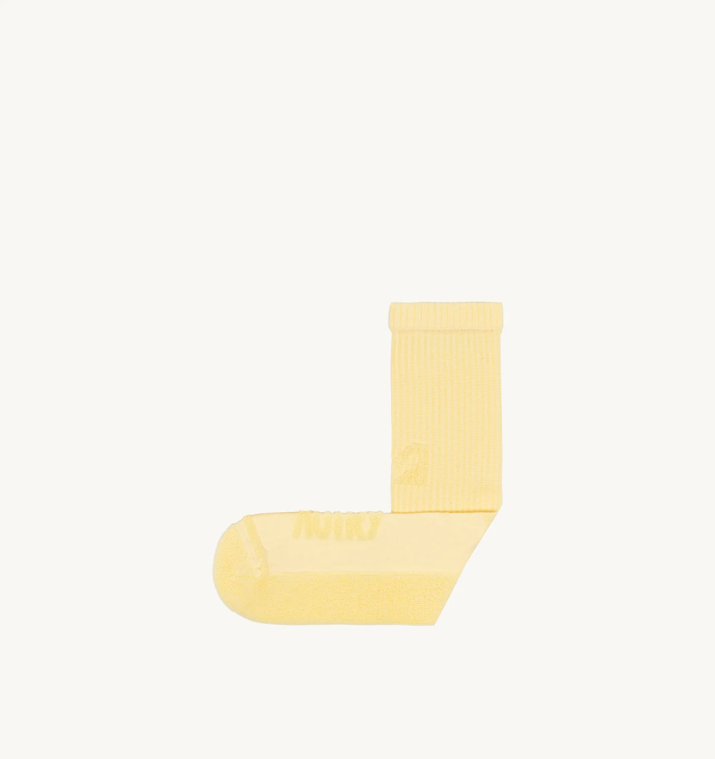 SOCKS IN YELLOW COTTON TERRY