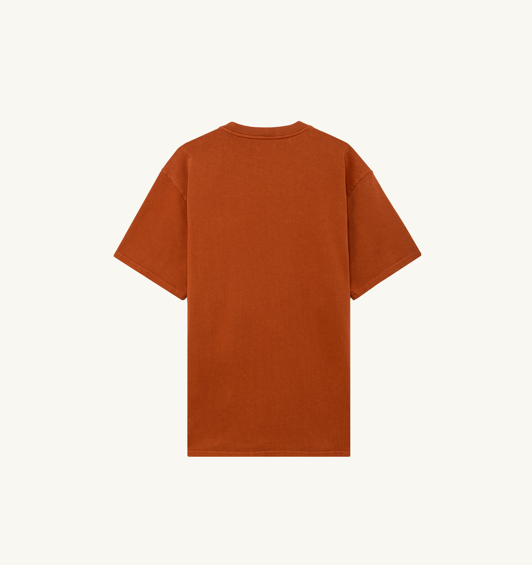 LOOSE-FIT T-SHIRT IN RED HEAVY COTTON