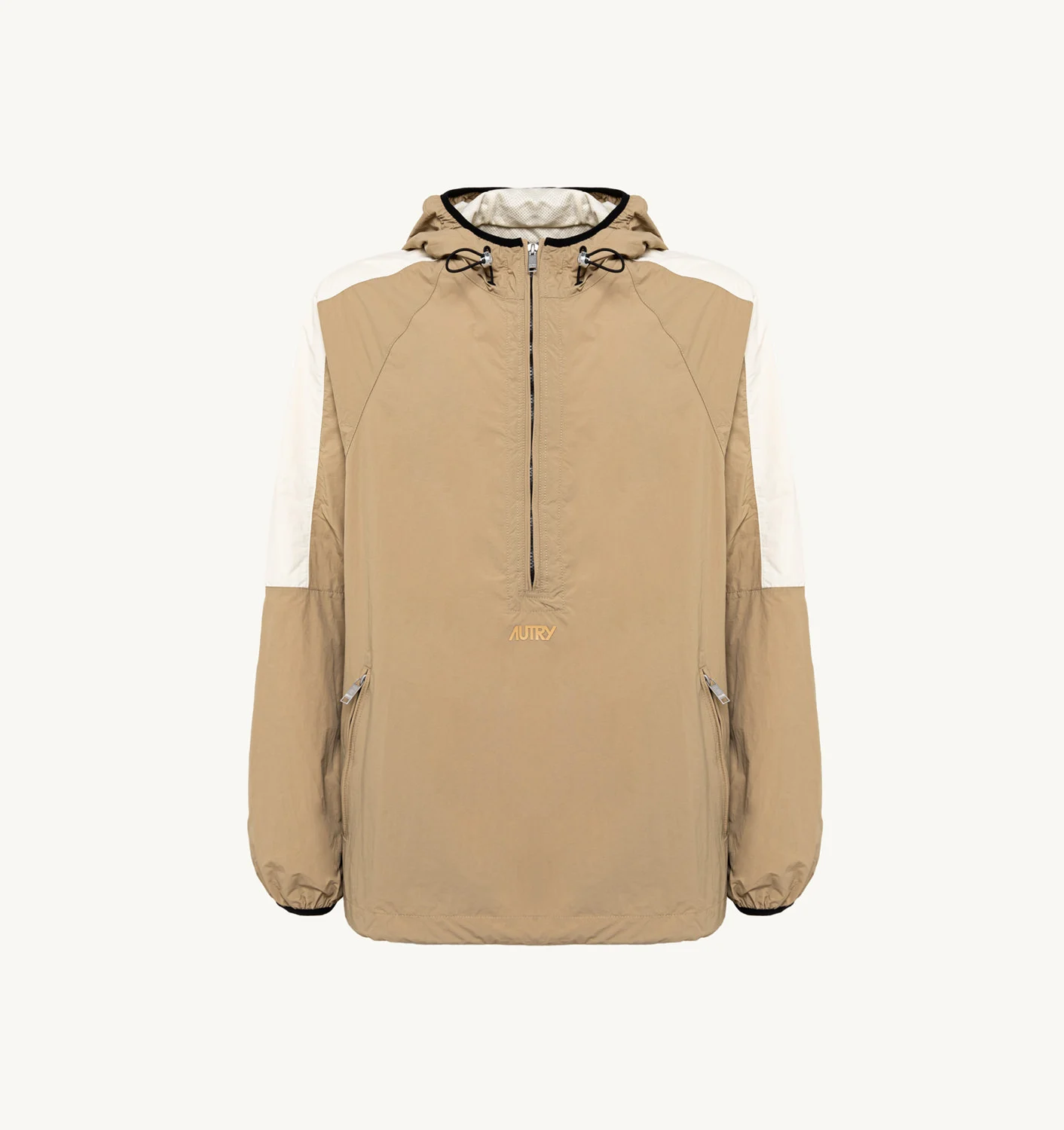 ANORAK JACKET IN BEIGE NYLON