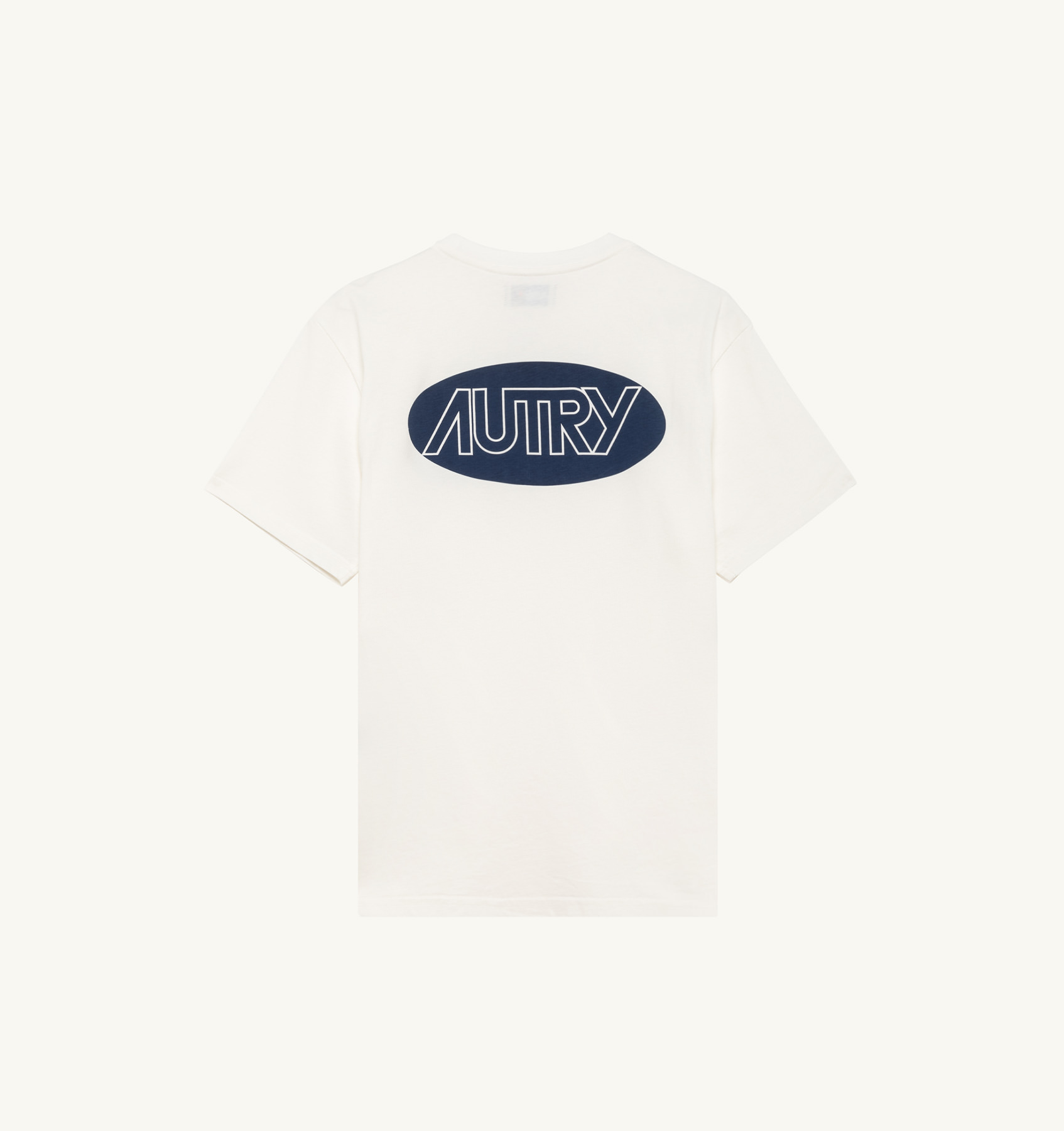 T-SHIRT IN WHITE COTTON WITH PRINTED LOGO