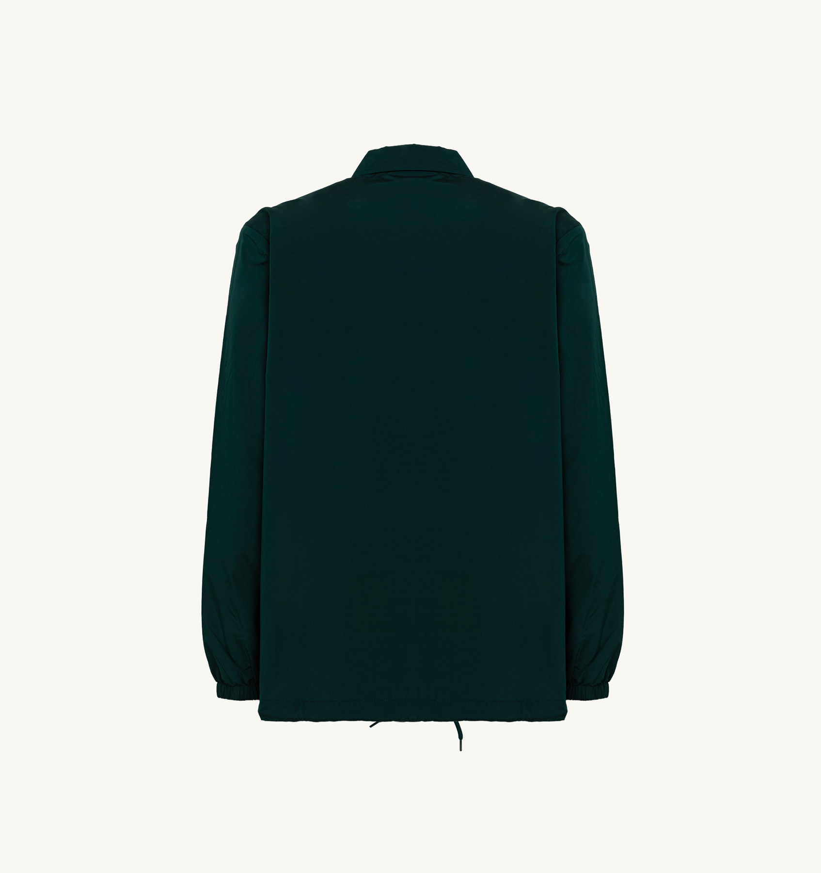 COACH JACKET IN GREEN NYLON
