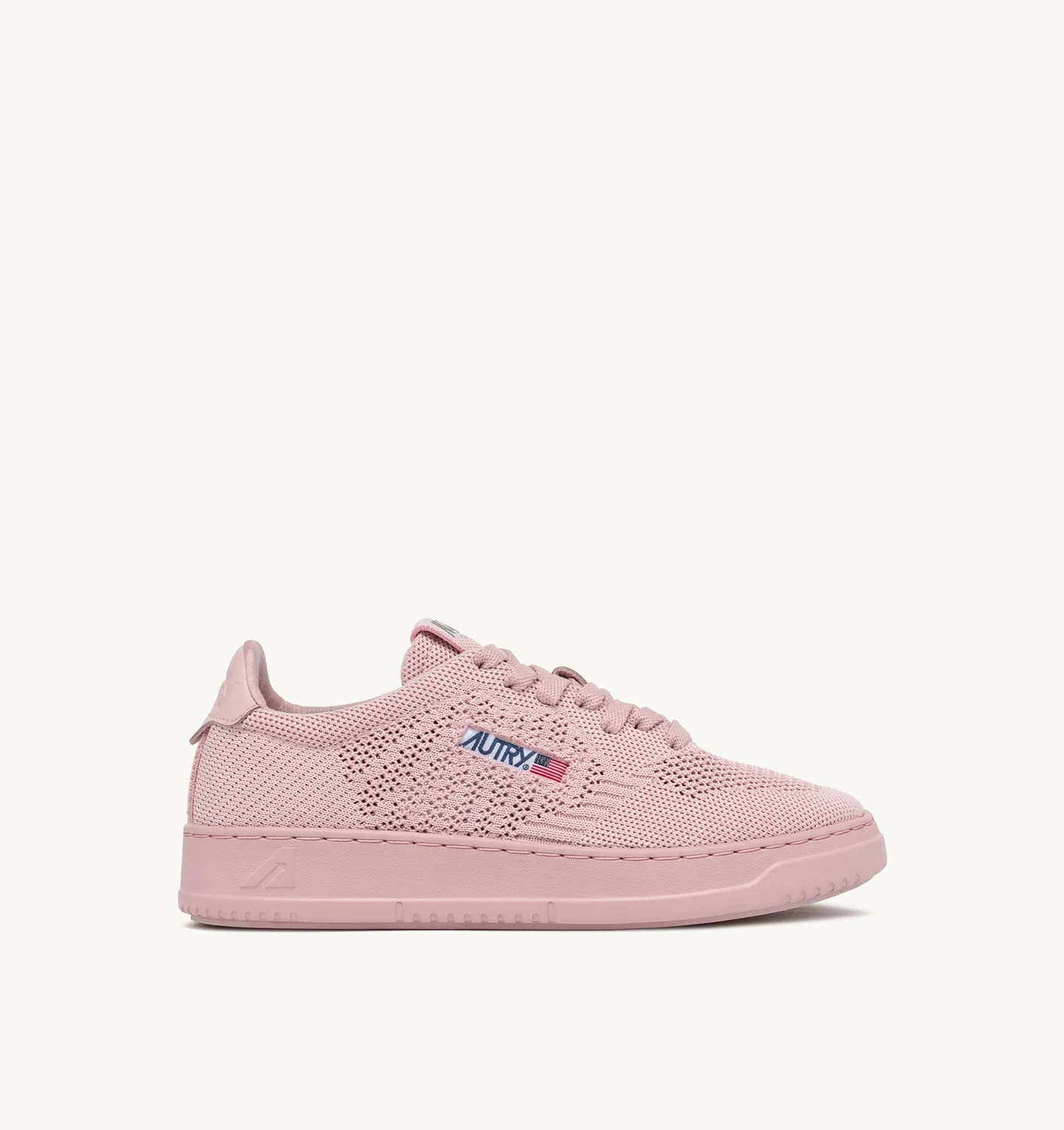 EASEKNIT MEDALIST LOW SNEAKERS IN PINK FABRIC
