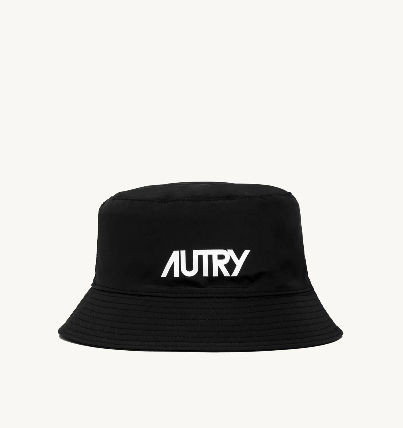 BUCKET HAT IN BLACK NYLON