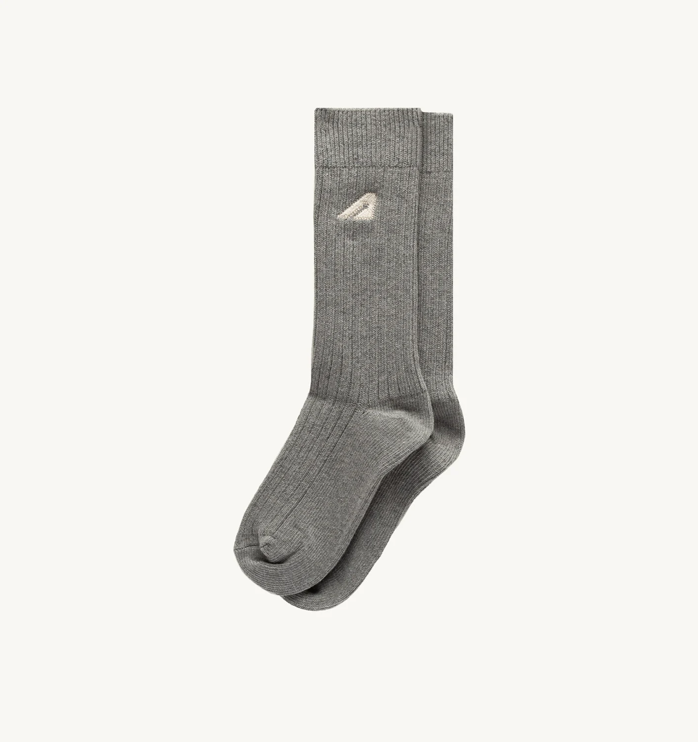SOCKS IN GRAY KNITTED COTTON