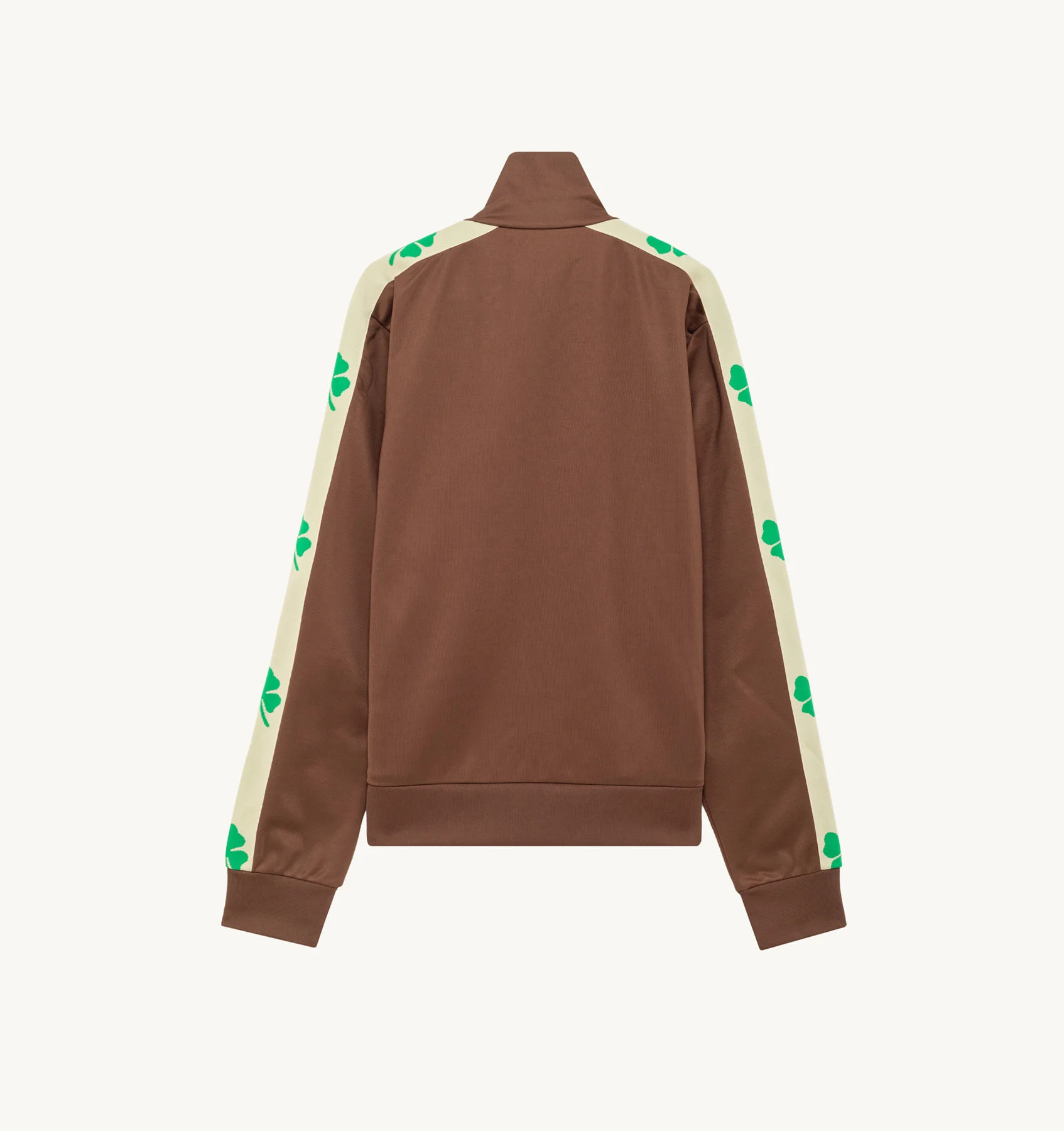 JACKET IN BROWN TECHNICAL JERSEY