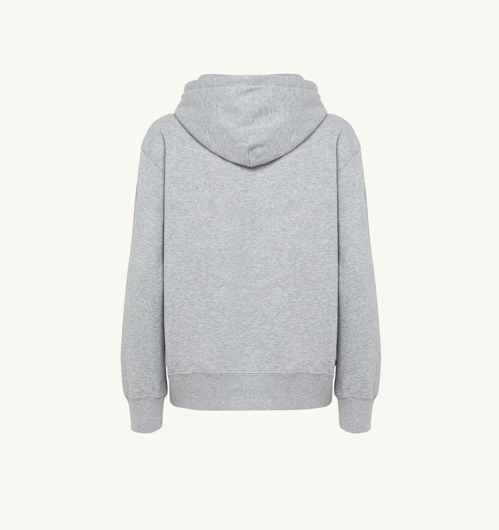 HOODED SWEATSHIRT IN GRAY COTTON JERSEY