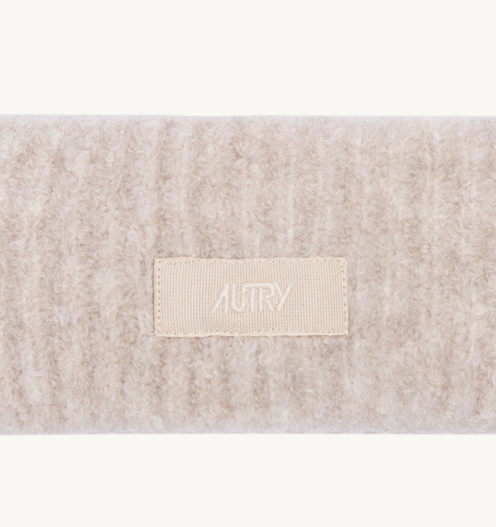 HEADBAND IN WHITE WOOL