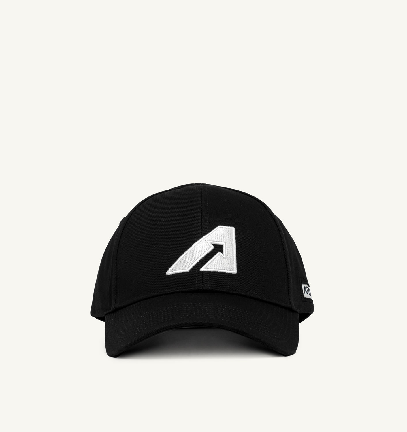 BASEBALL CAP IN BLACK COTTON GABARDINE