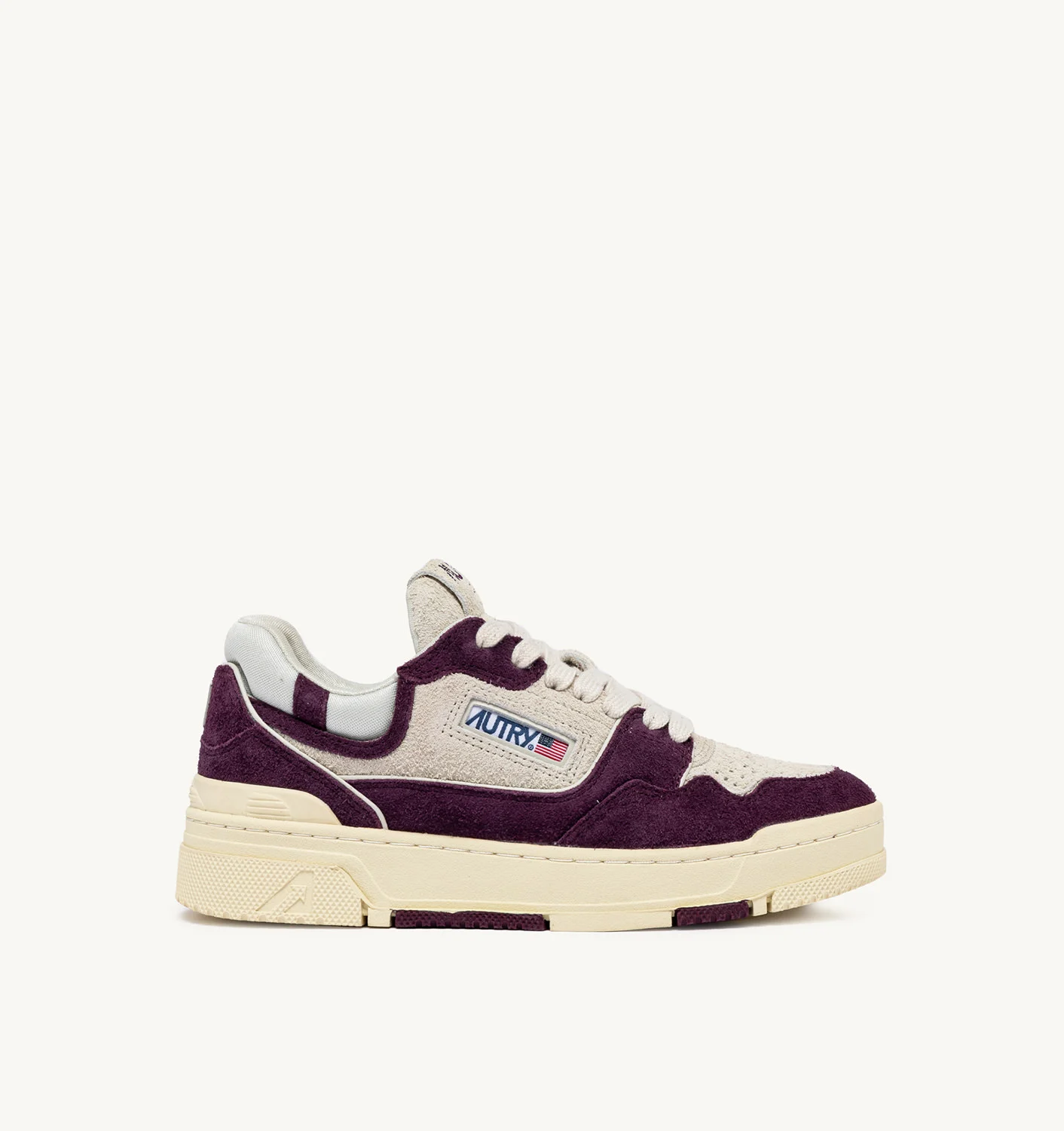CLC LOW SNEAKERS IN WHITE AND BAROLO LEATHER AND MESH