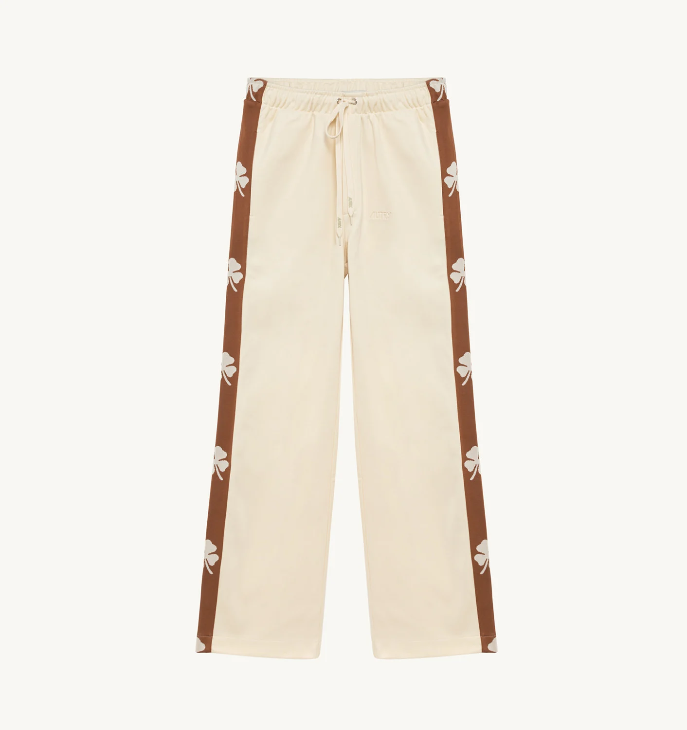 JOGGERS IN WHITE TECHNICAL JERSEY