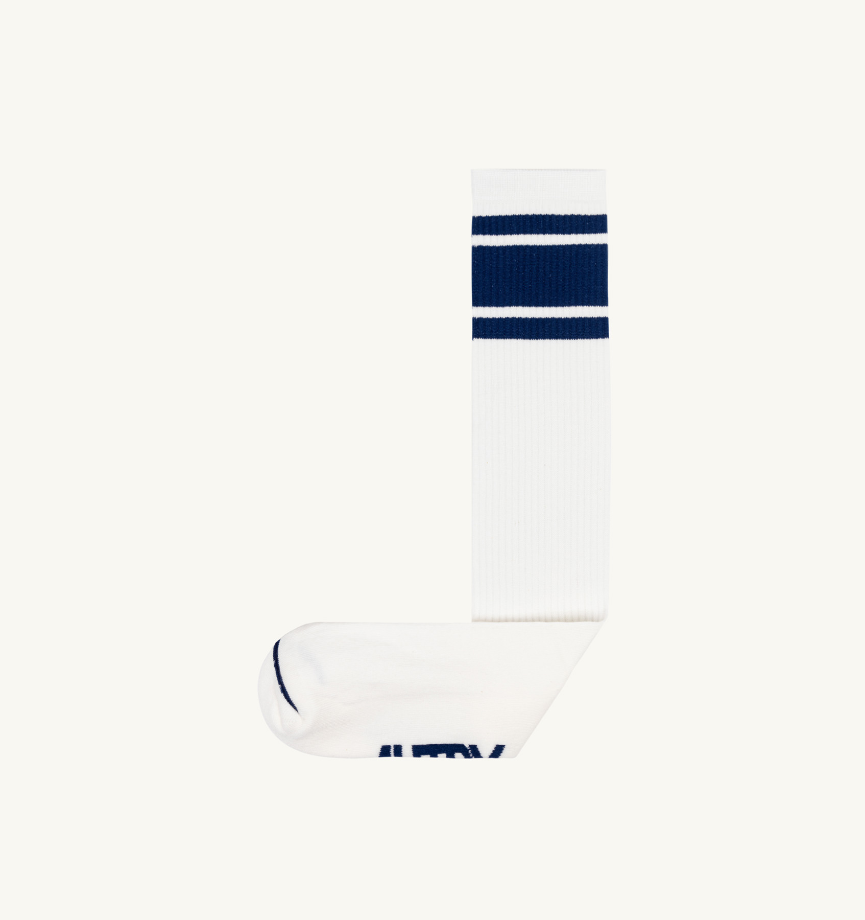 LOGO SOCKS IN COTTON TERRY COLOR WHITE BLUE