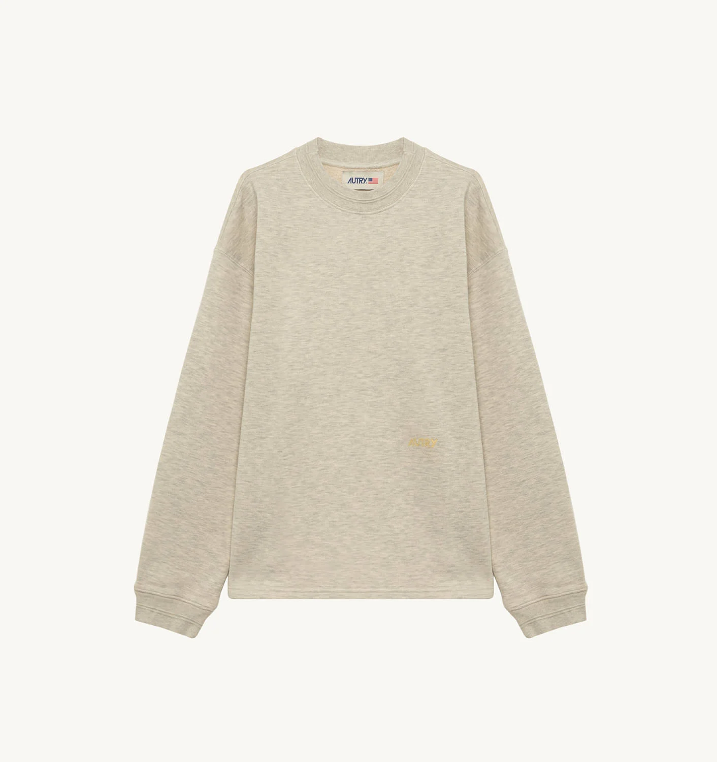 LOOSE-FIT SWEATSHIRT IN GRAY HEAVY JERSEY