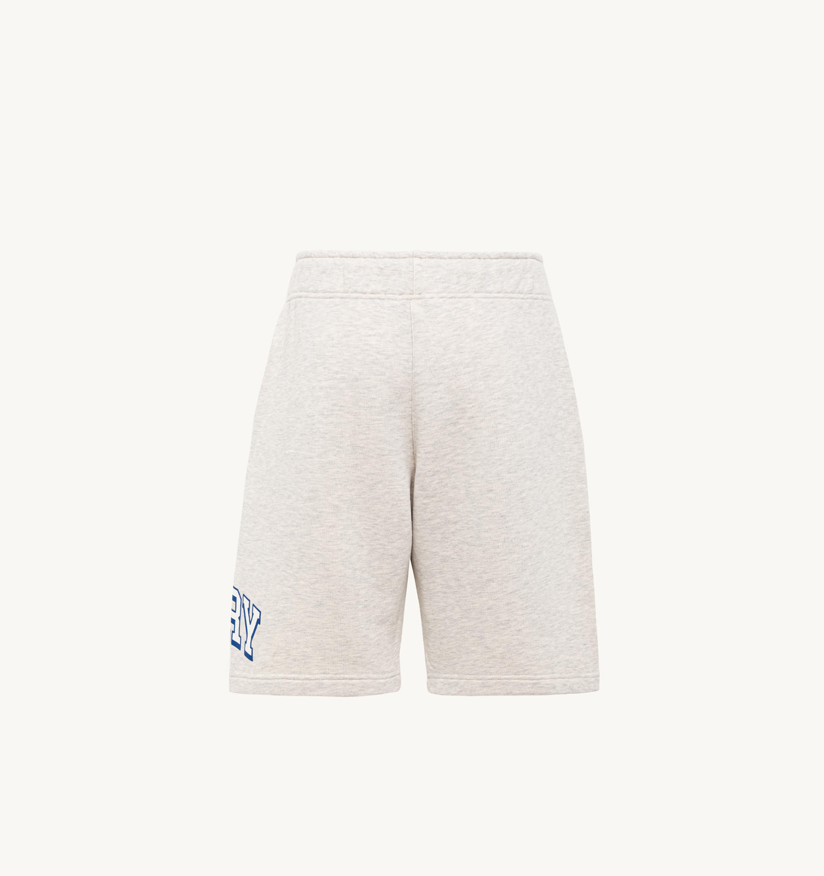 SHORTS IN MELANGE GRAY COTTON PILE