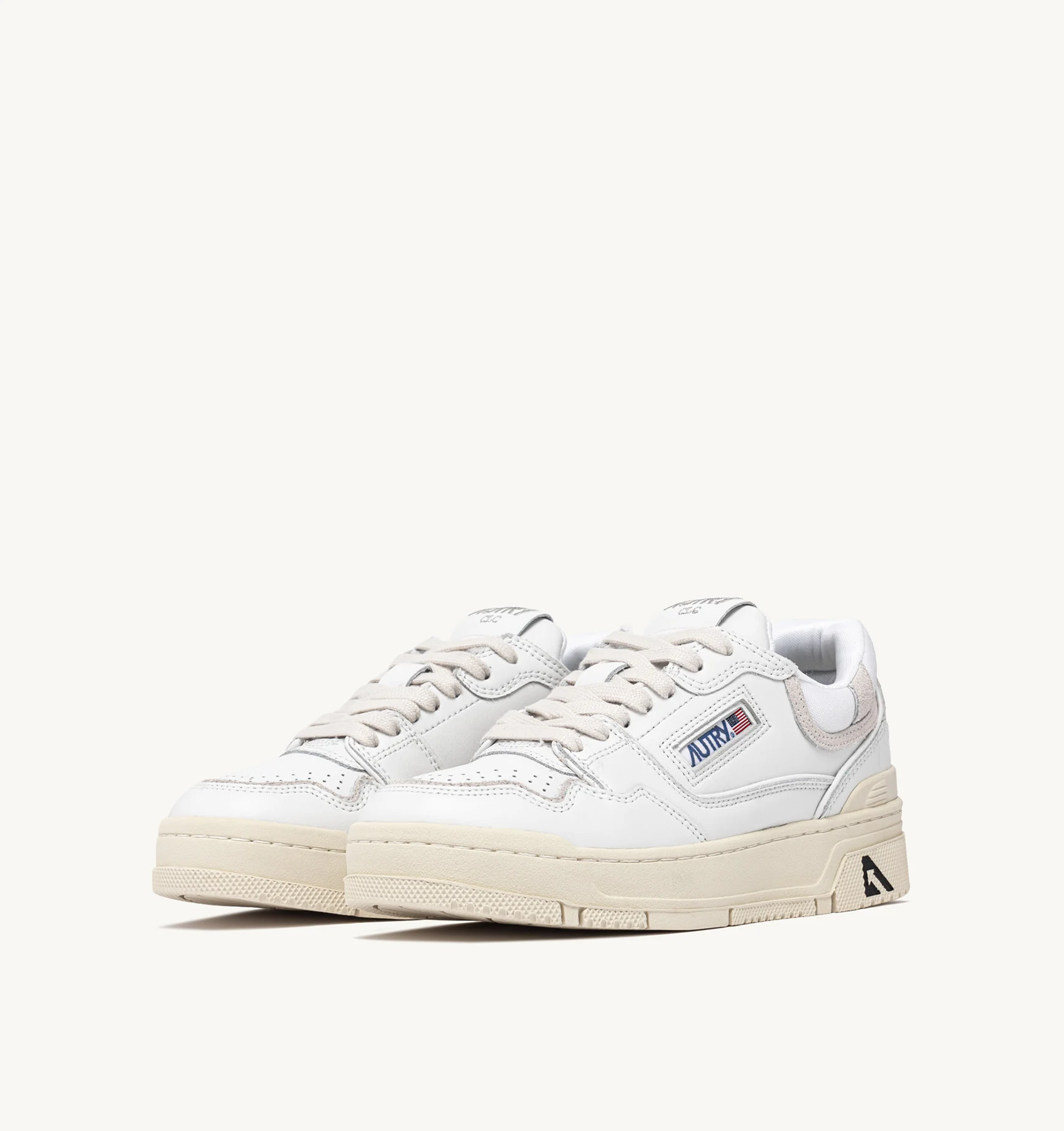 CLC SNEAKERS IN LEATHER COLOR WHITE