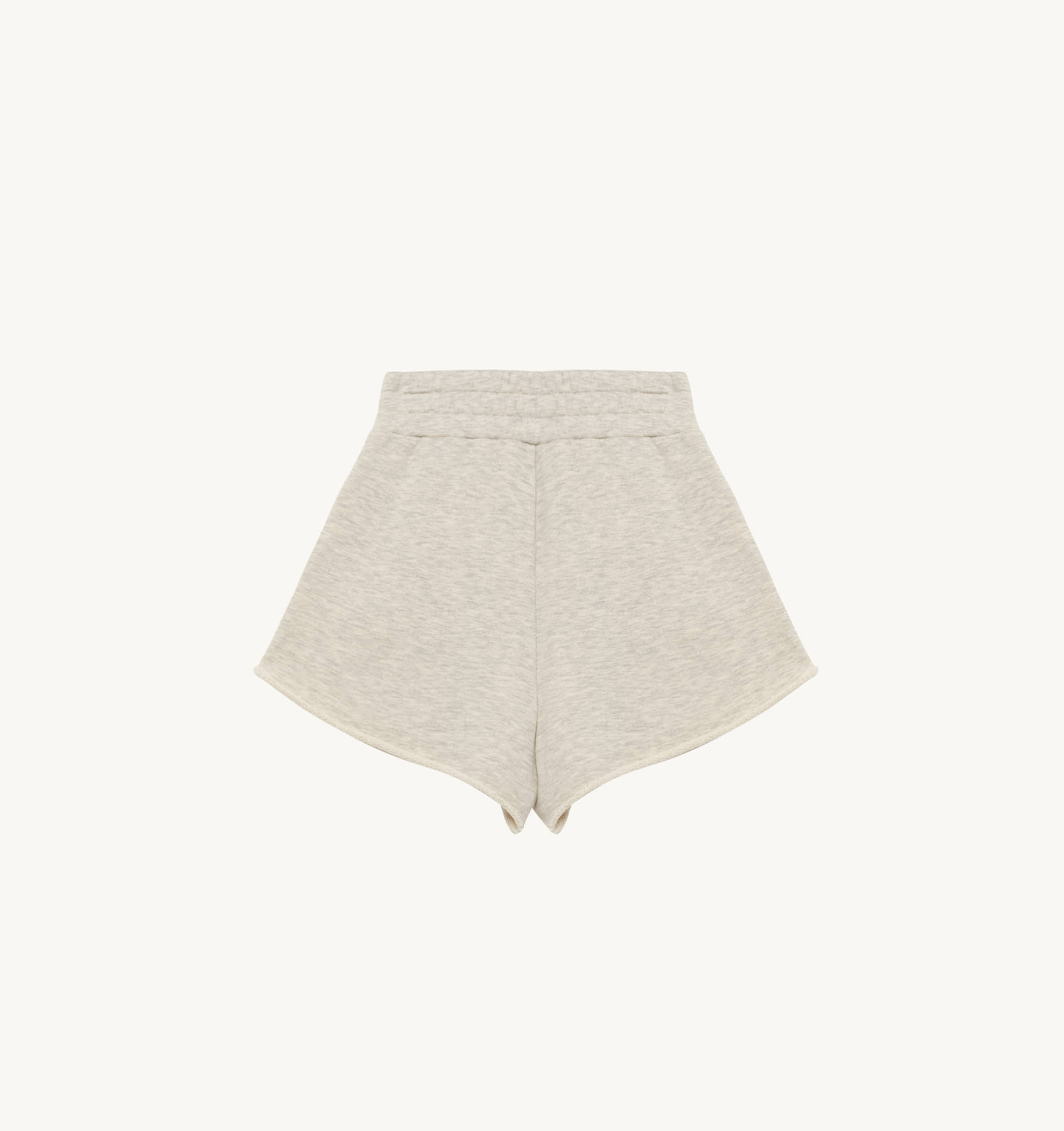 SHORTS IN GRAY HEAVY JERSEY